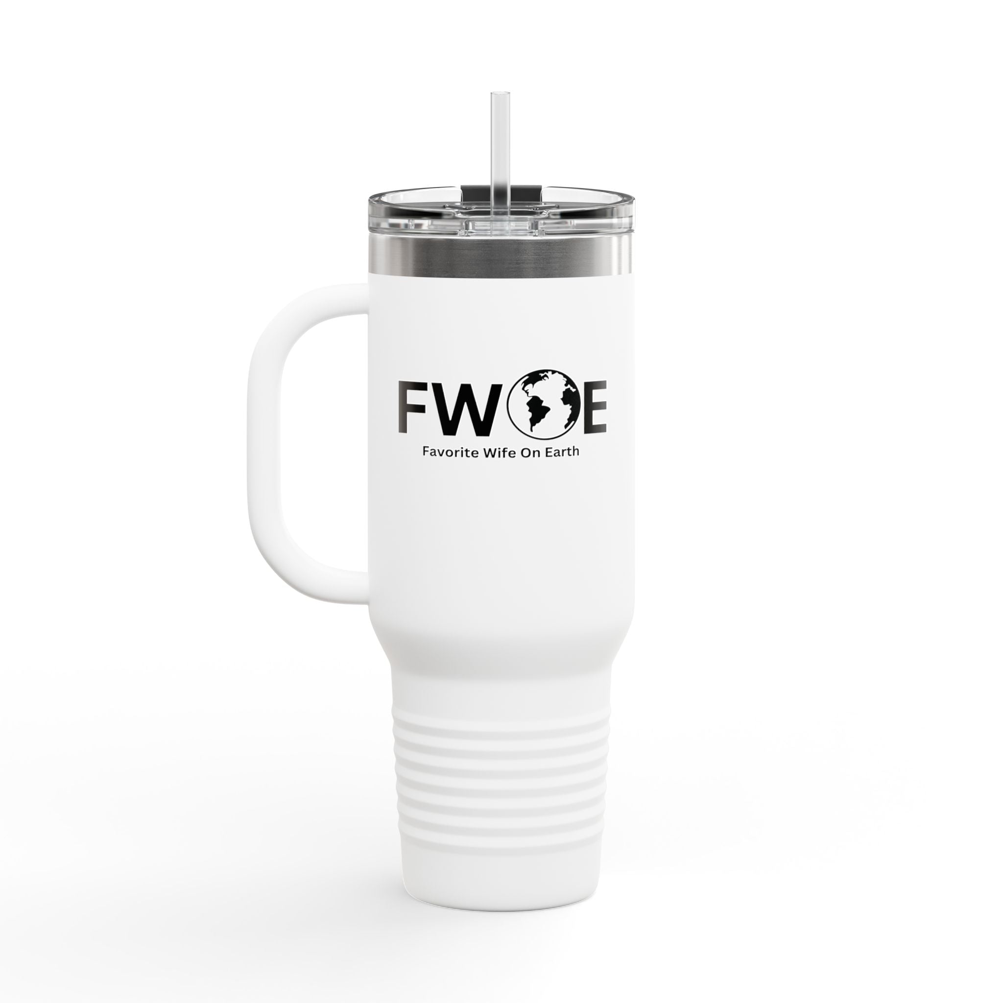 Favorite Wife on Earth (FWOE) Insulated Travel Mug, 40oz