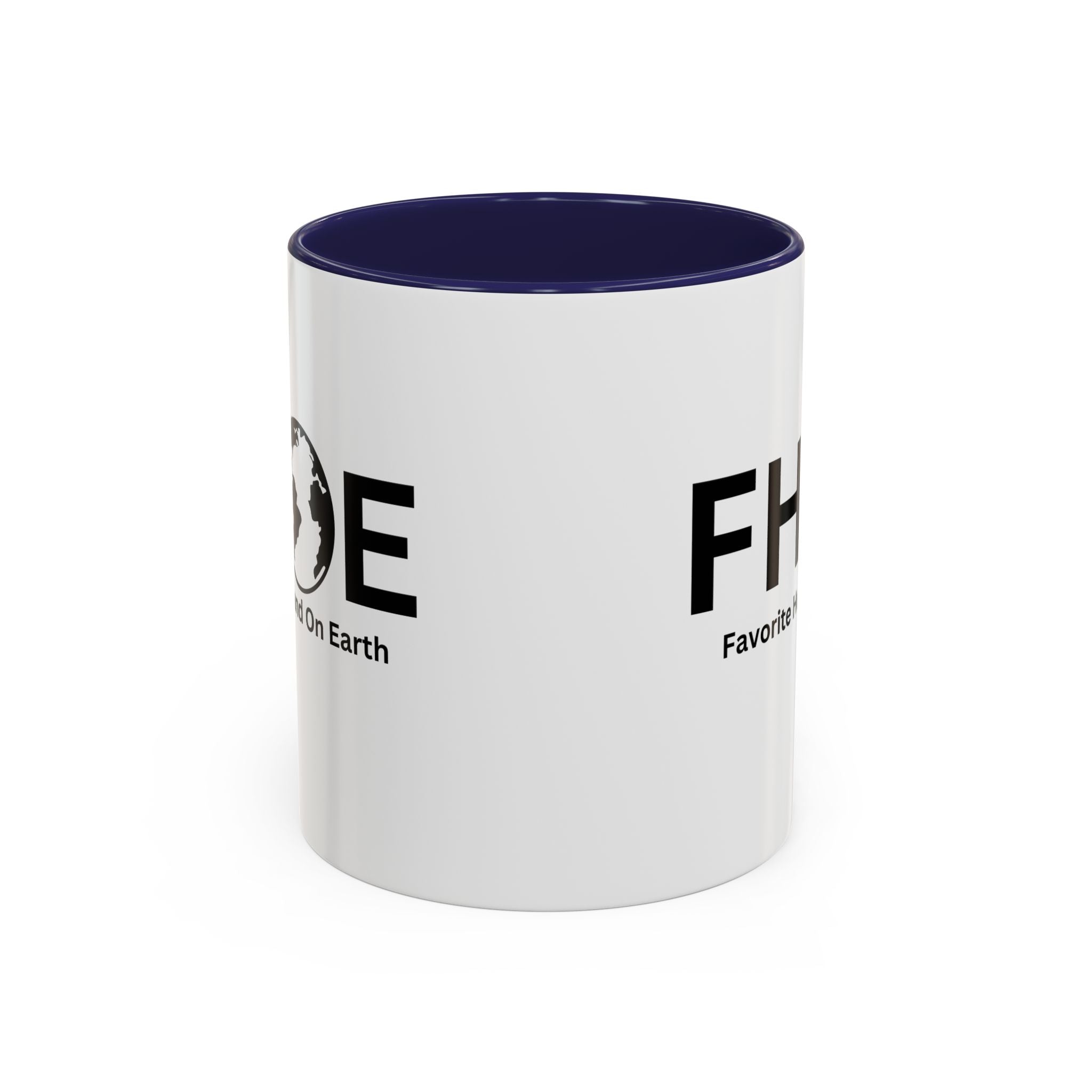 Favorite Husband On Earth (FHOE) Accent Coffee Mug (11oz, 15oz)