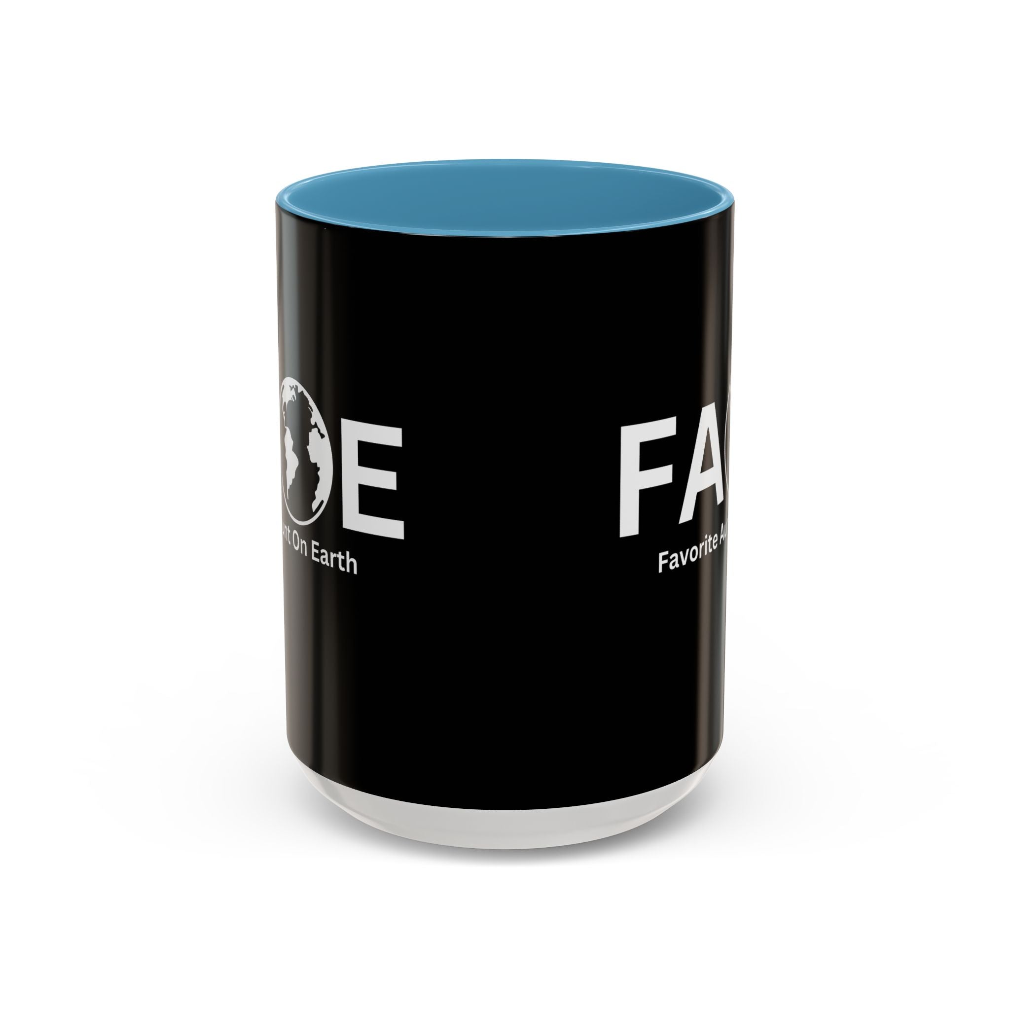 Favorite Aunt On Earth (FAOE) Accent Coffee Mug (11oz, 15oz)