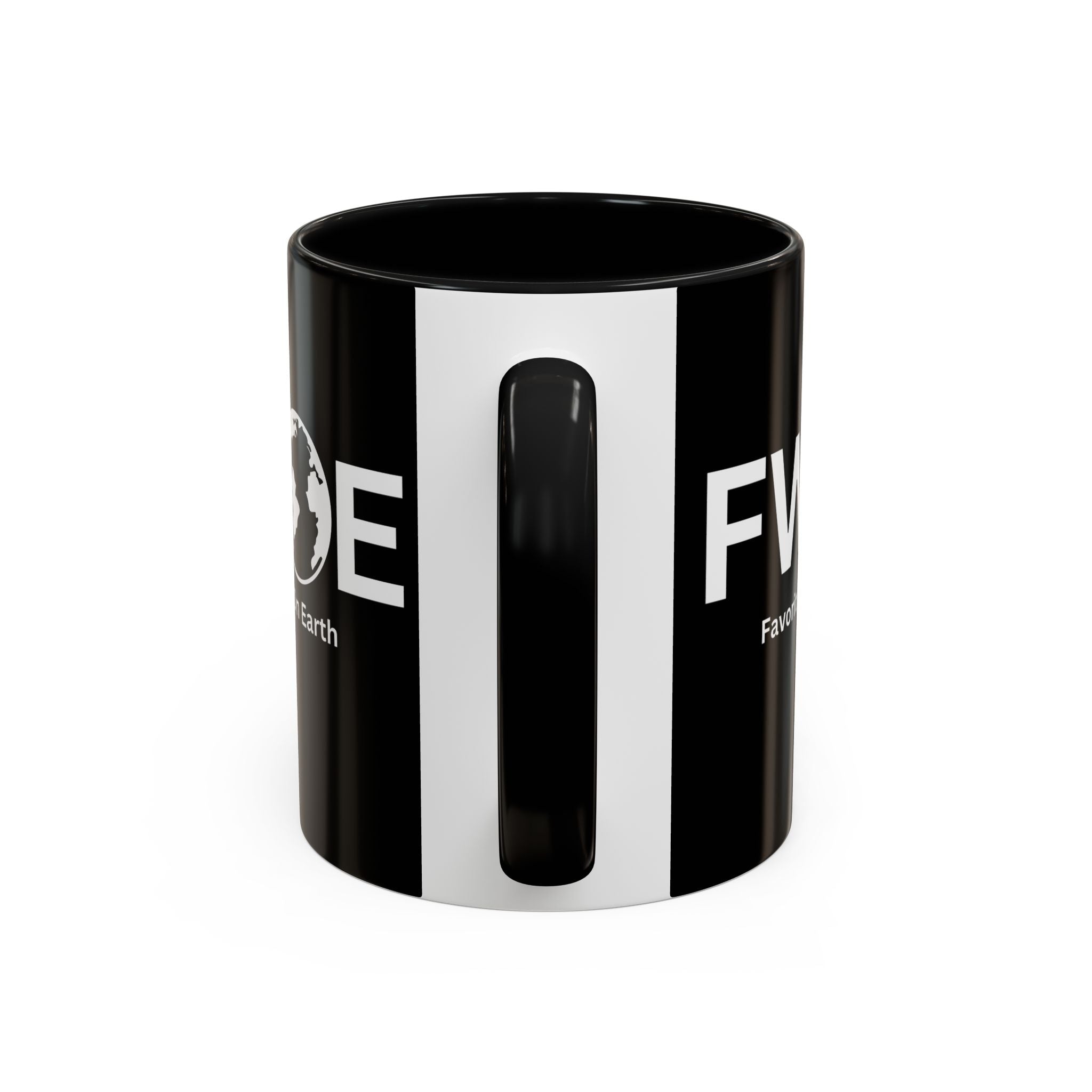 Favorite Wife On Earth (FWOE) Accent Coffee Mug (11oz, 15oz)