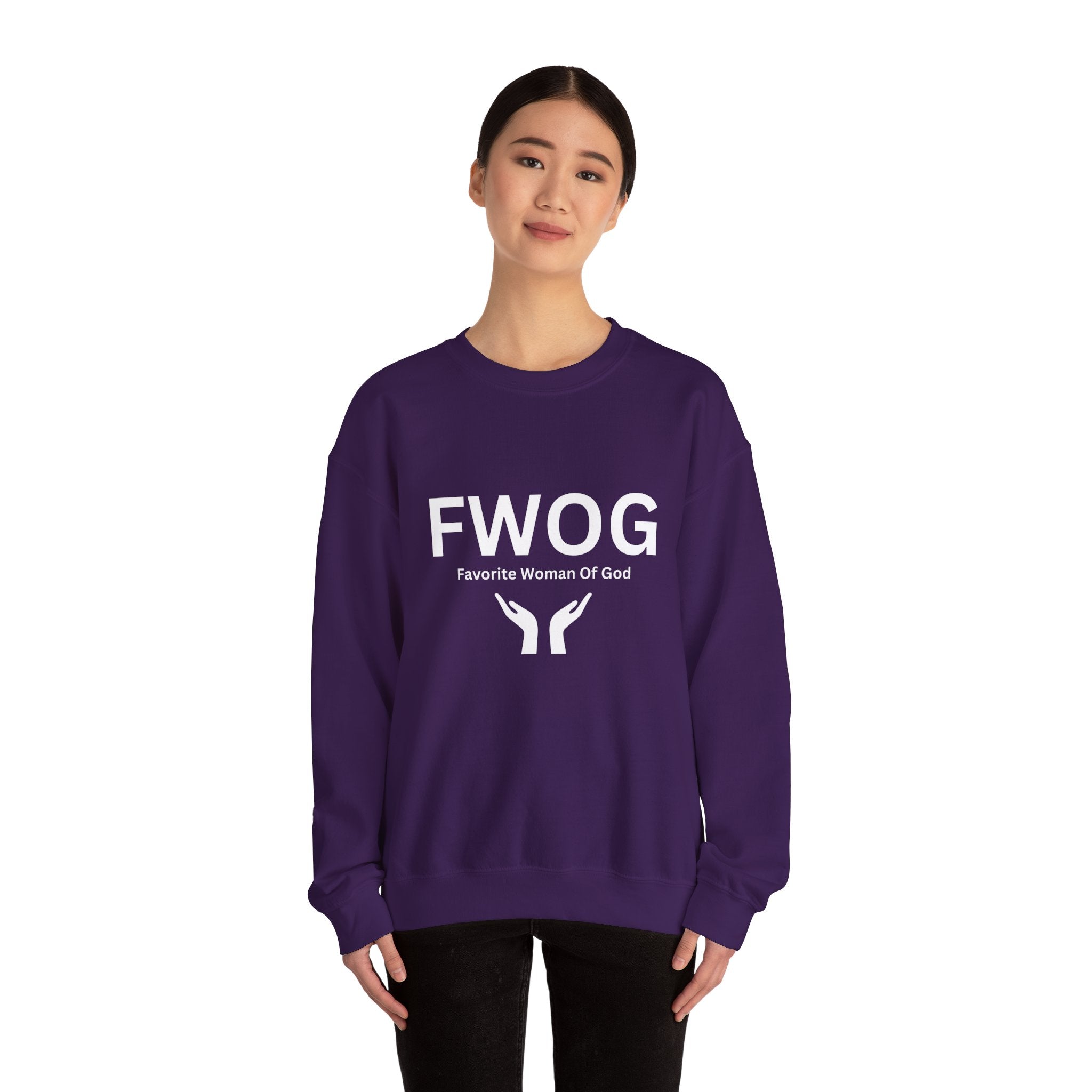 Favorite Woman of God (FWOG) Sweatshirt – Unisex Heavy Blend™ Crewneck