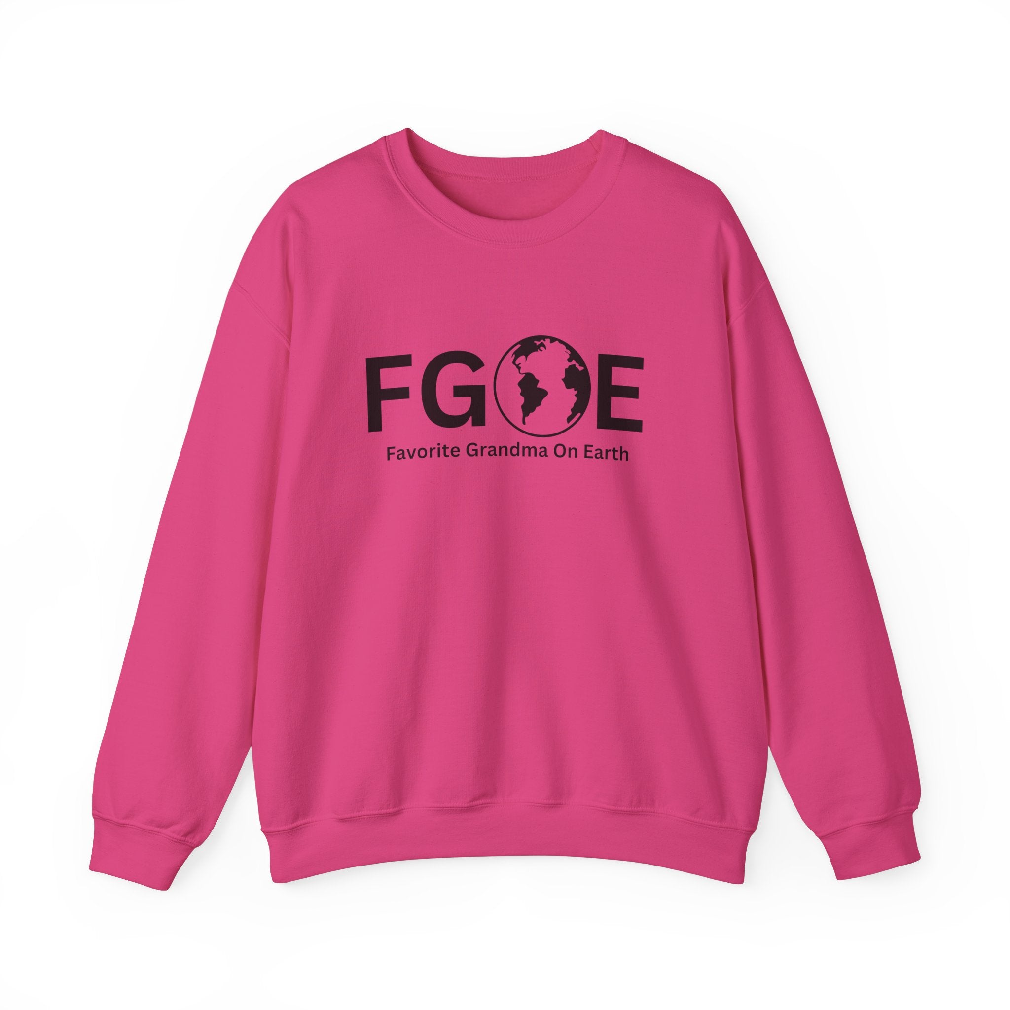 Favorite Grandma On Earth (FGOE) Unisex Heavy Blend Crewneck Sweatshirt - Cozy and Ethical Sweatshirt for All Seasons