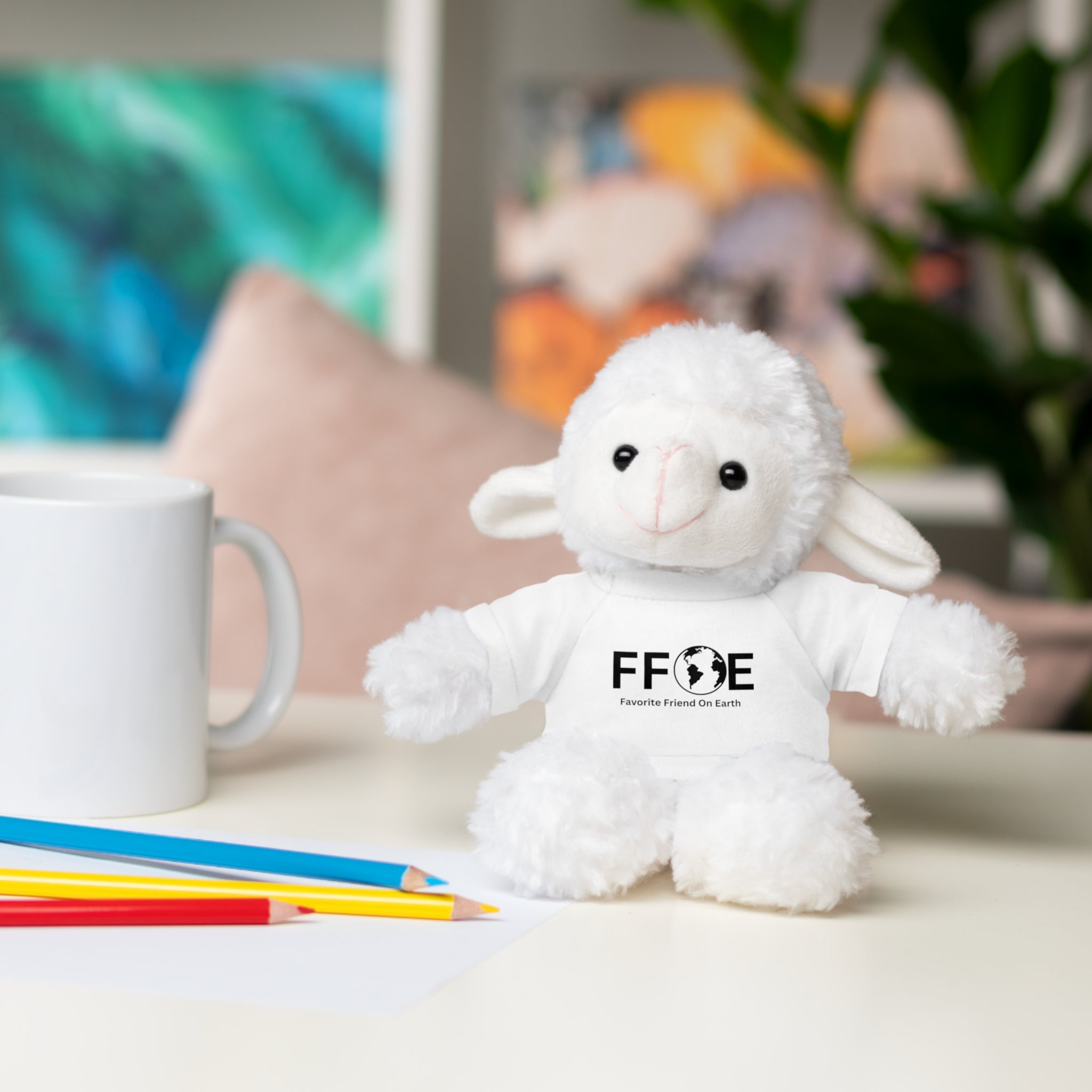 Stuffed Animal Gift – Favorite Friend on Earth (FFOE)– Customizable T-Shirt & Animal