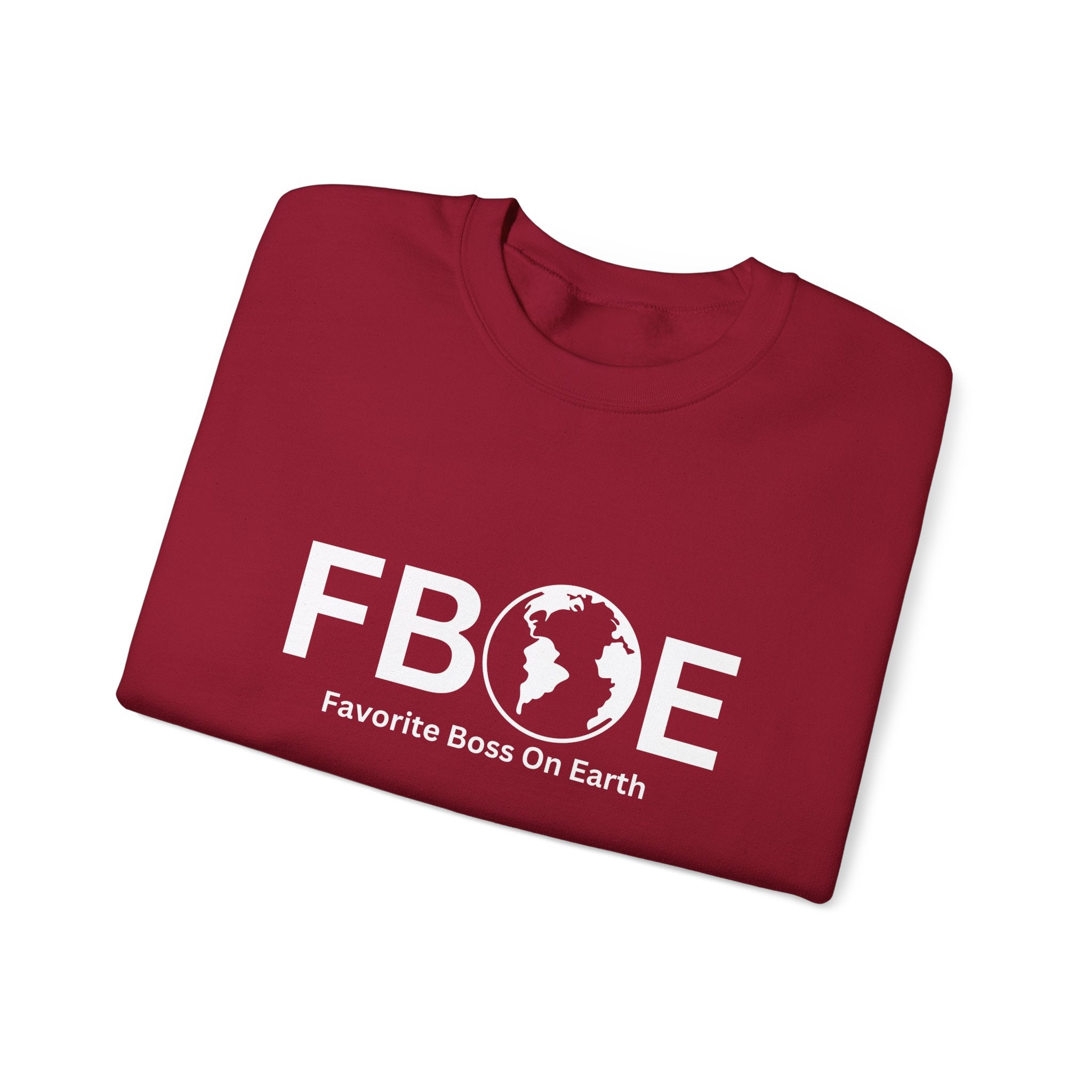 Favorite Boss On Earth (FBOE) - Unisex Heavy Blend Crewneck Sweatshirt