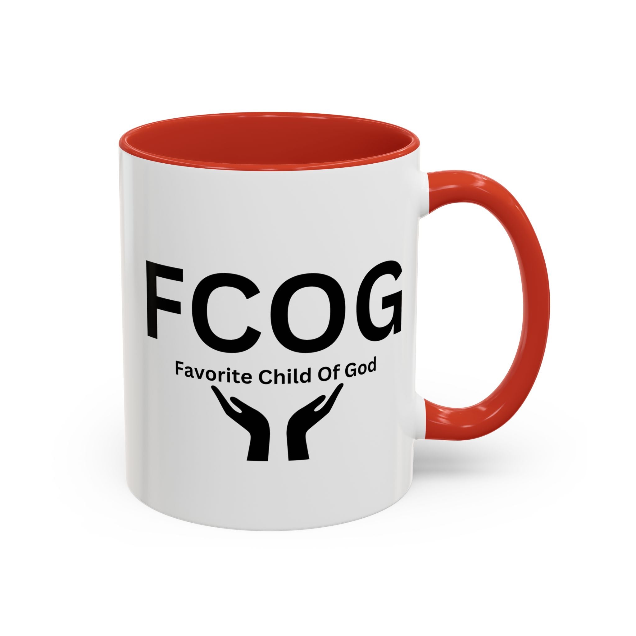 Favorite Child of God (FCOG) Accent Coffee Mug (11, 15oz)