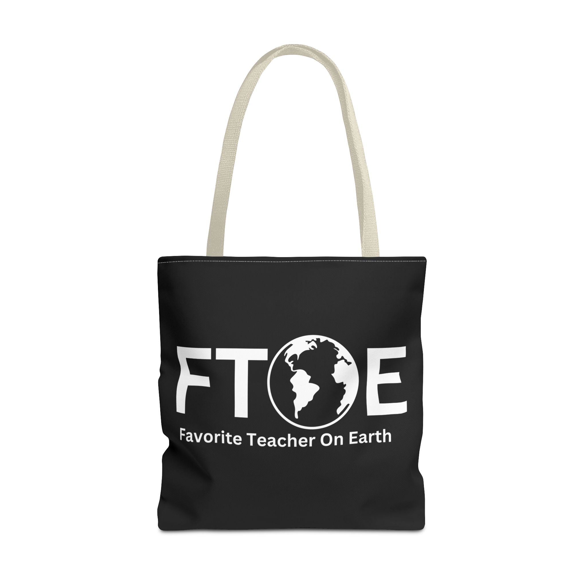 Favorite Teacher On Earth (FTOE) Tote Bag - Custom Printed Stylish and Functional Tote