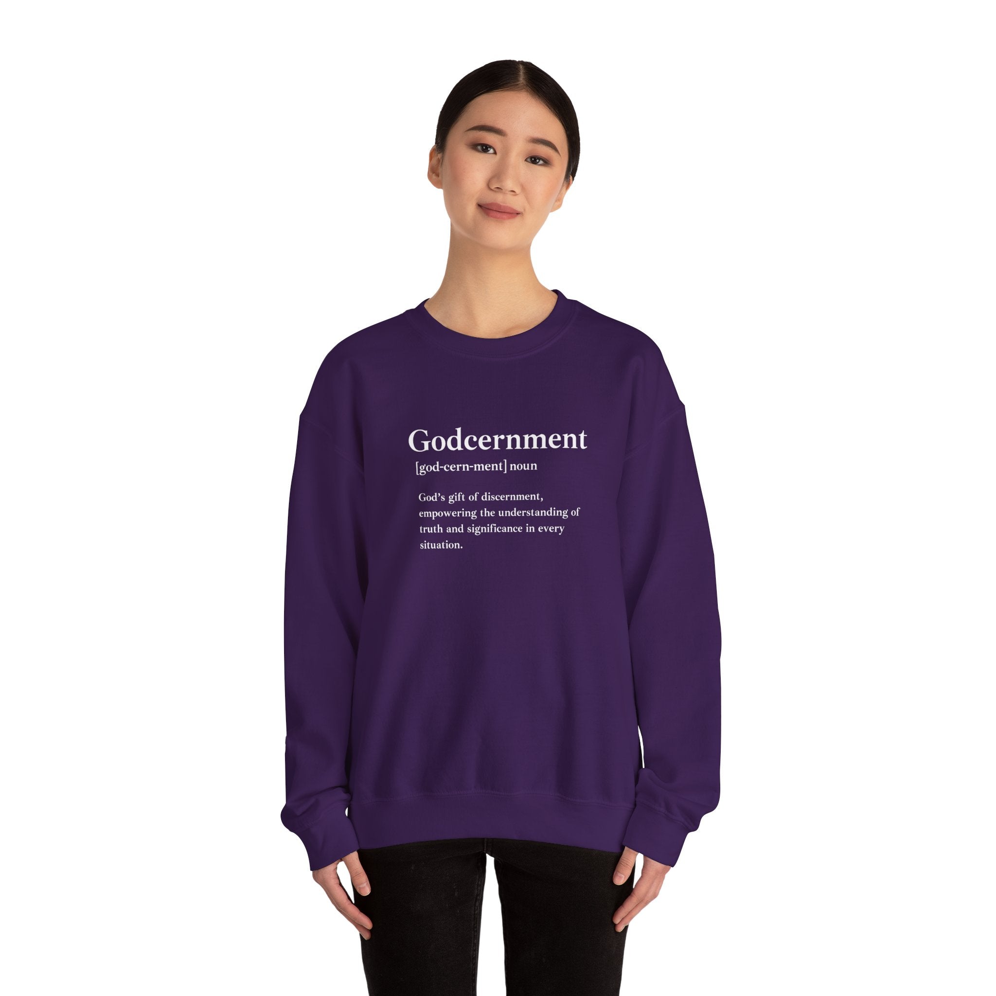 Godcernment Unisex Heavy Blend™ Crewneck Sweatshirt