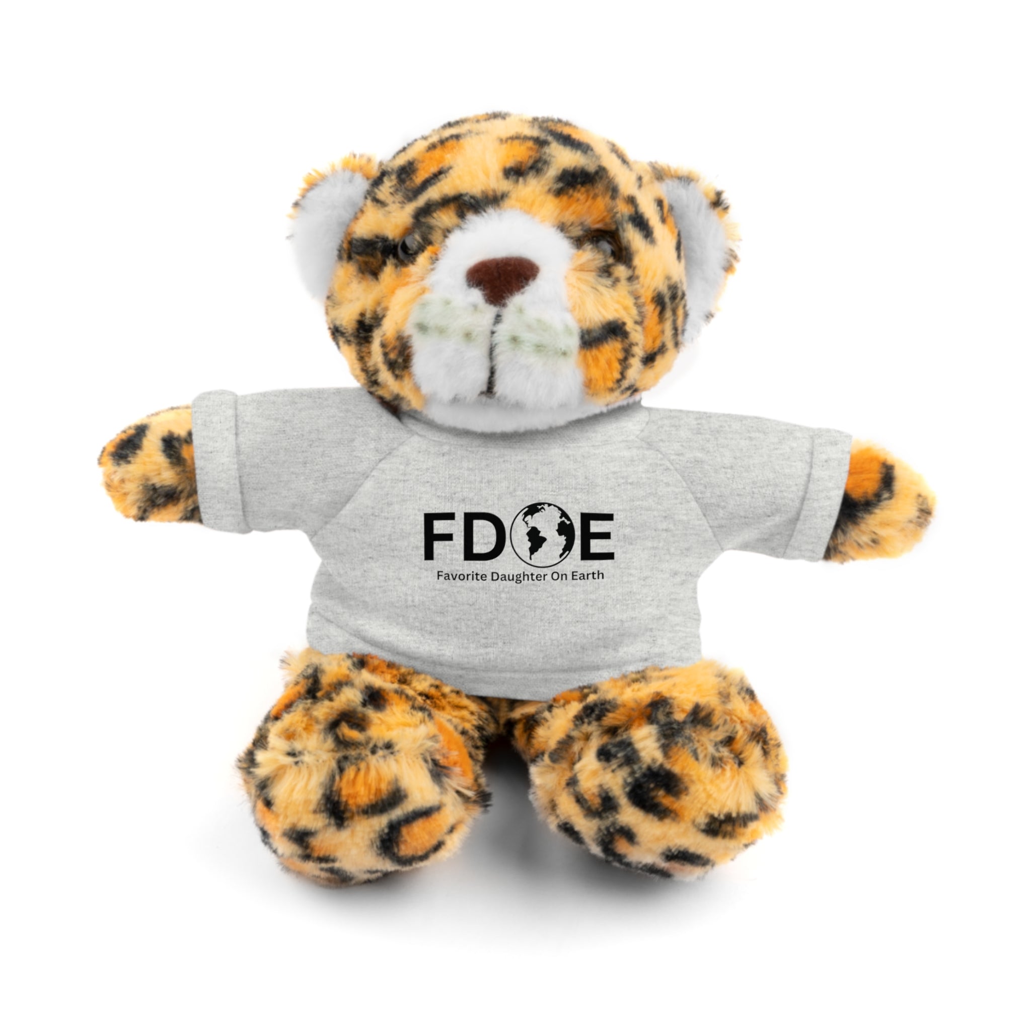 Favorite Daughter on Earth Stuffed Animal – Customizable T-Shirt & Animal