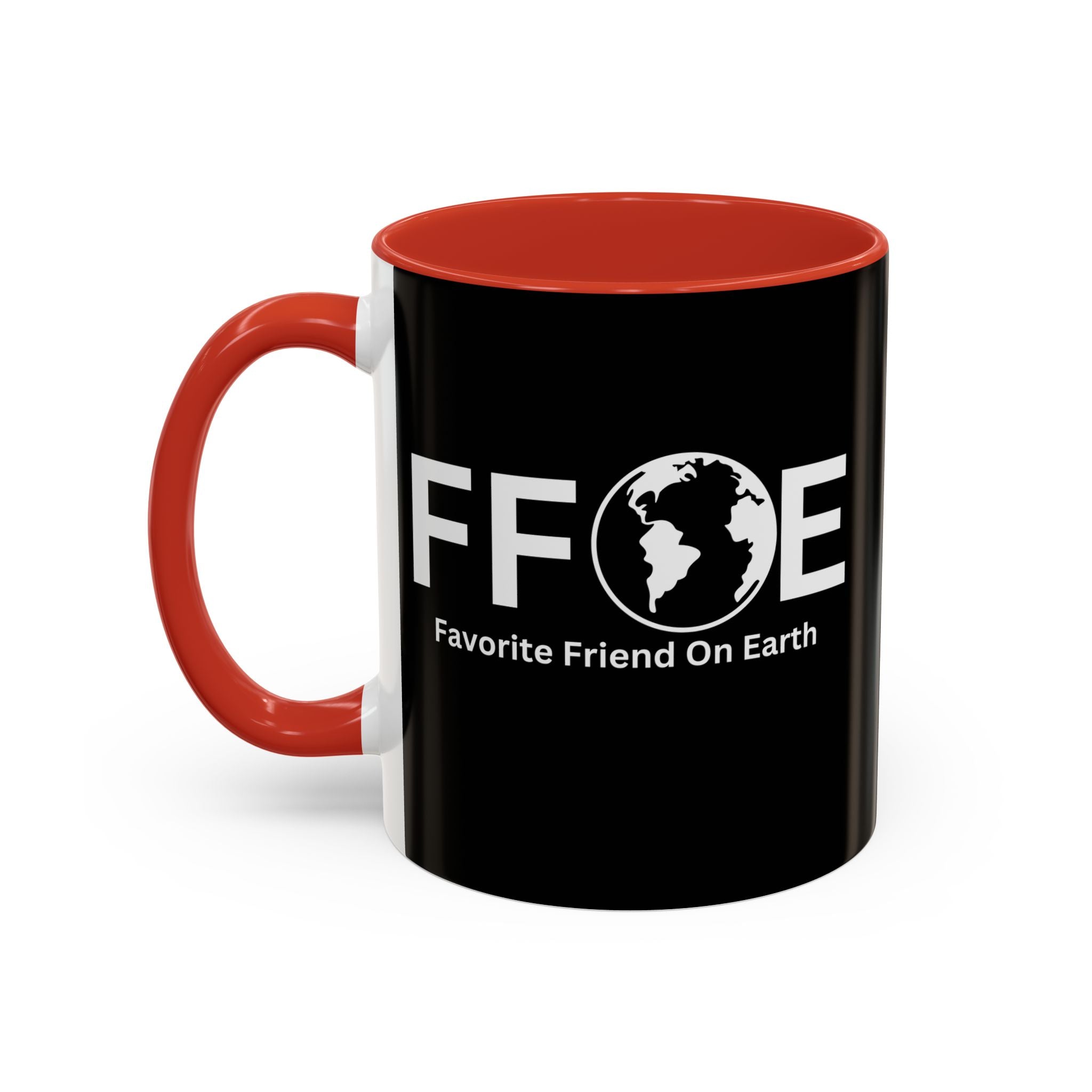 Favorite Friend On Earth (FFOE) Accent Coffee Mug (11oz, 15oz)