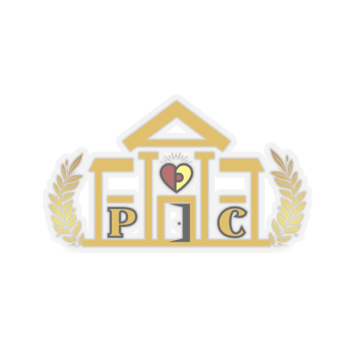 Passionoy Clubhouse Logo Kiss-Cut Stickers - Custom Vinyl Stickers for Creative Decor