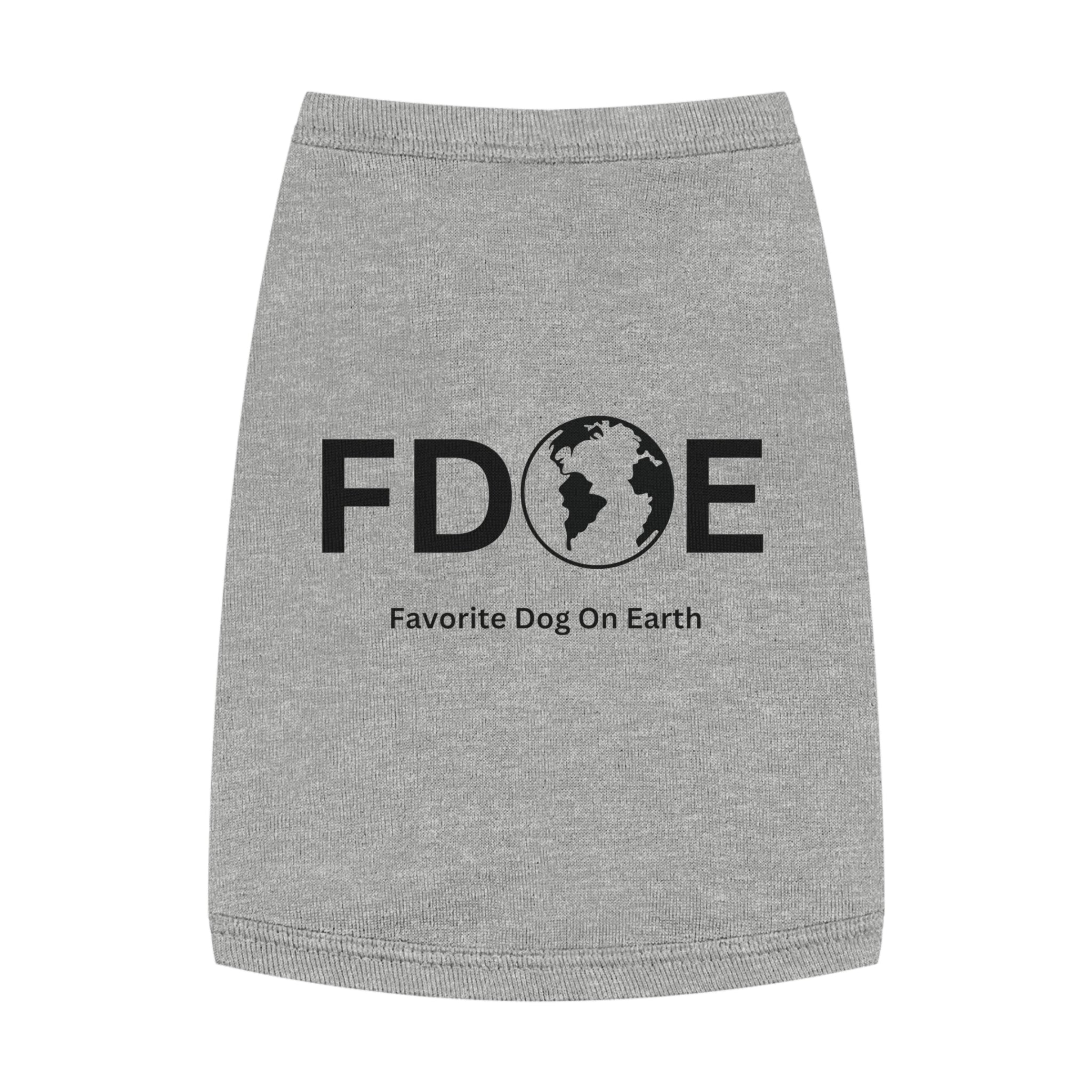Favorite Dog On Earth (FDOE) - Custom Pet Tank Top
