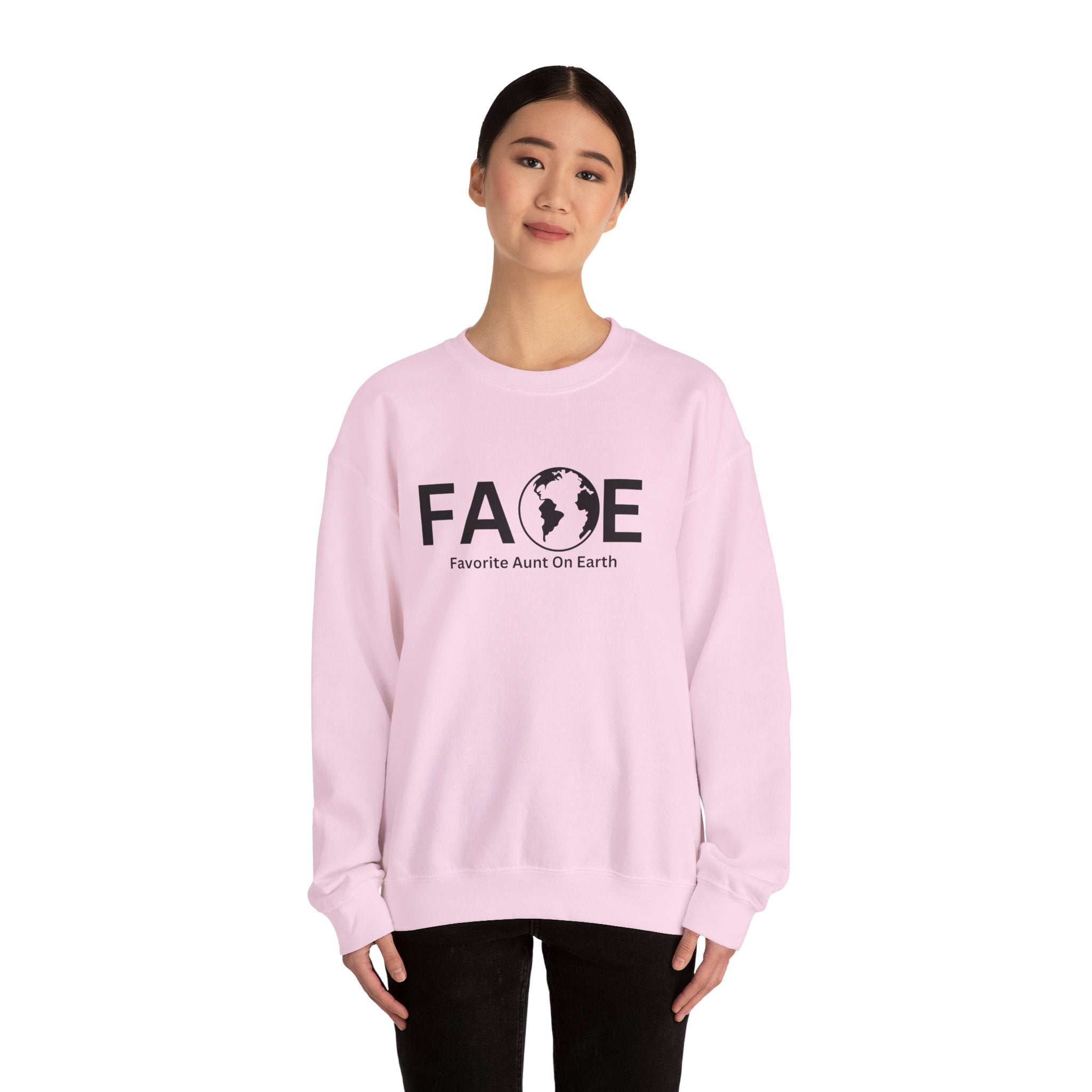 Favorite Aunt On Earth (FAOE) - Unisex Heavy Blend™ Crewneck Sweatshirt