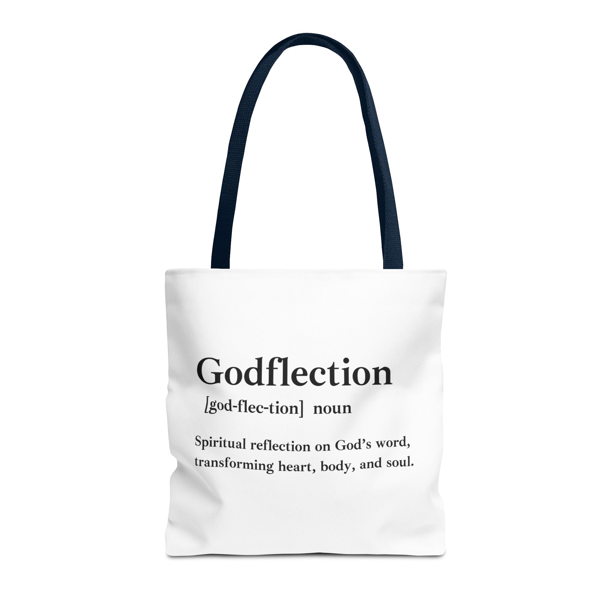 Godflection Tote Bag - Custom Printed Stylish and Functional Tote