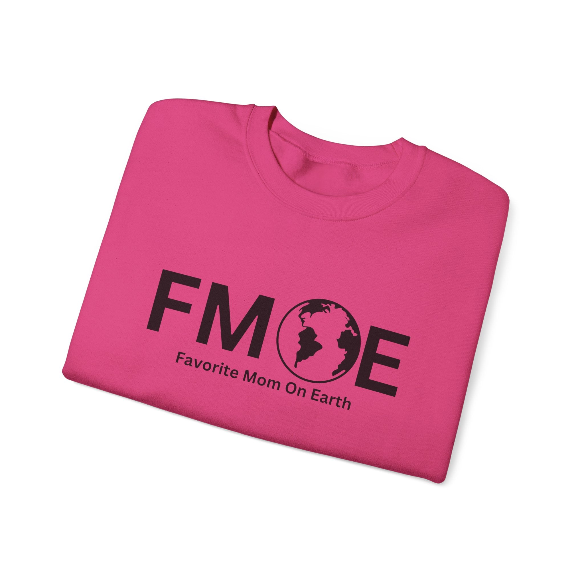 Favorite Mom On Earth (FMOE) Unisex Heavy Blend™ Crewneck Sweatshirt – Cozy and Durable