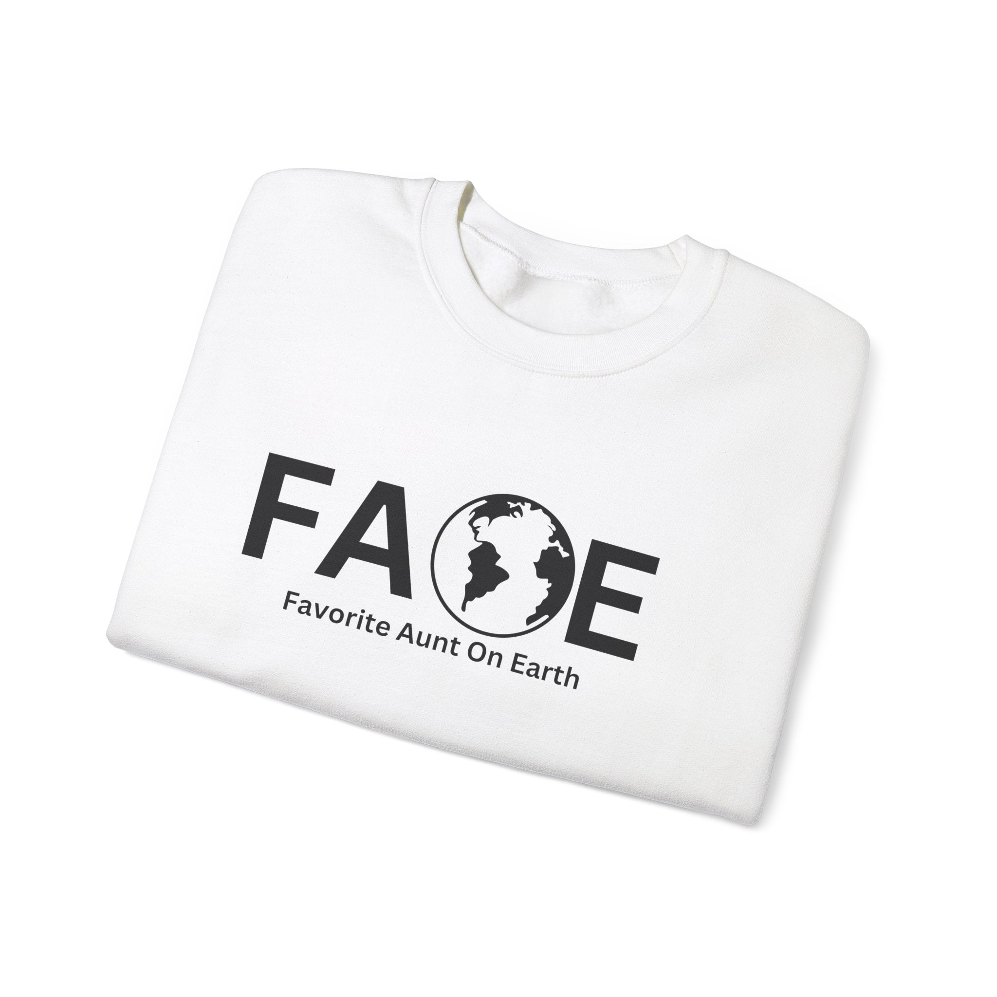 Favorite Aunt On Earth (FAOE) - Unisex Heavy Blend™ Crewneck Sweatshirt