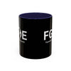 Favorite Grandpa On Earth (FGOE) Accent Coffee Mug (11oz, 15oz)