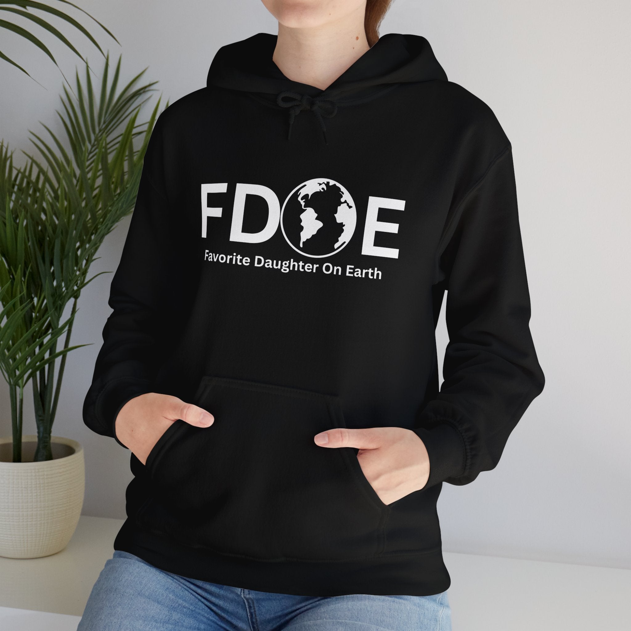 Favorite Daughter On Earth (FDOE) Unisex Heavy Blend™ Hooded Sweatshirt