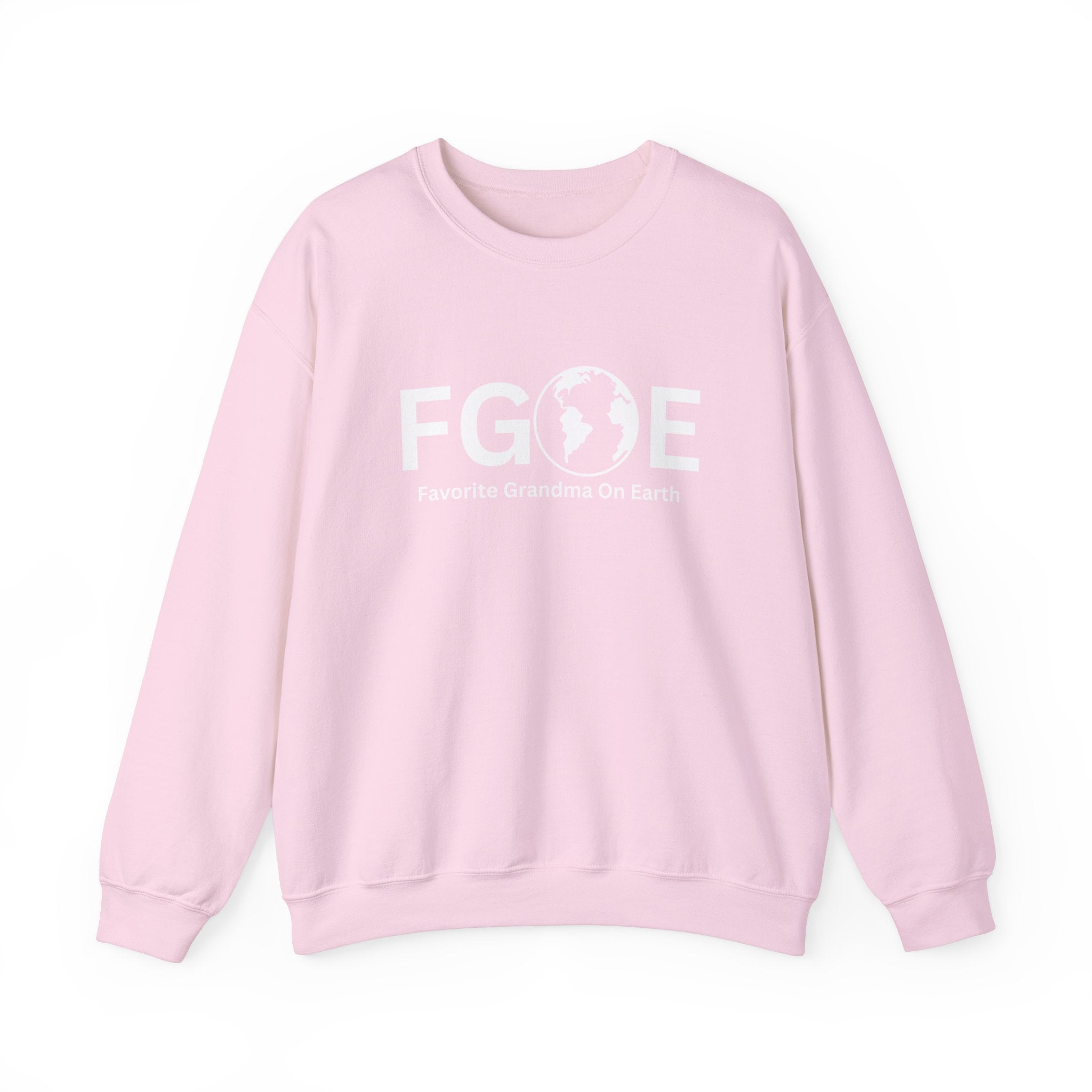 Favorite Grandma On Earth (FGOE) Unisex Heavy Blend Crewneck Sweatshirt - Cozy and Ethical Sweatshirt for All Seasons