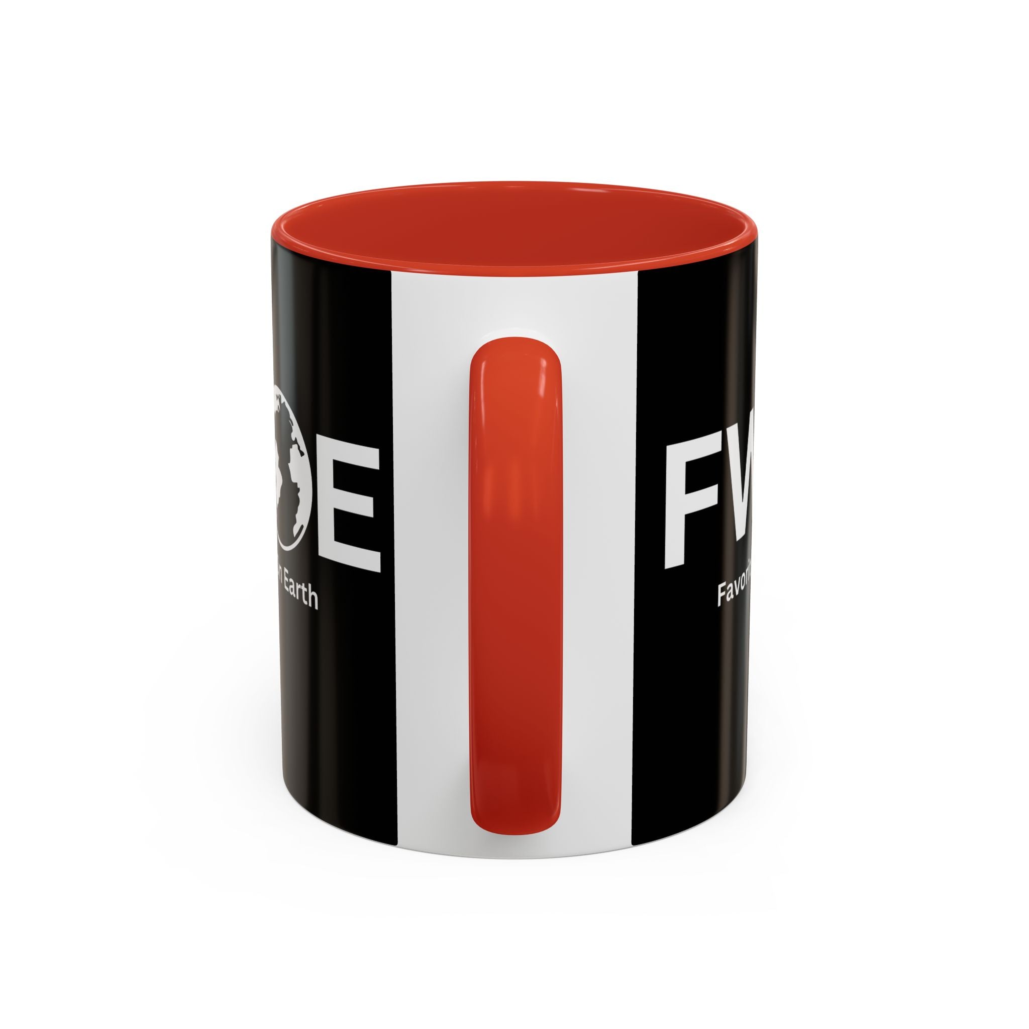 Favorite Wife On Earth (FWOE) Accent Coffee Mug (11oz, 15oz)