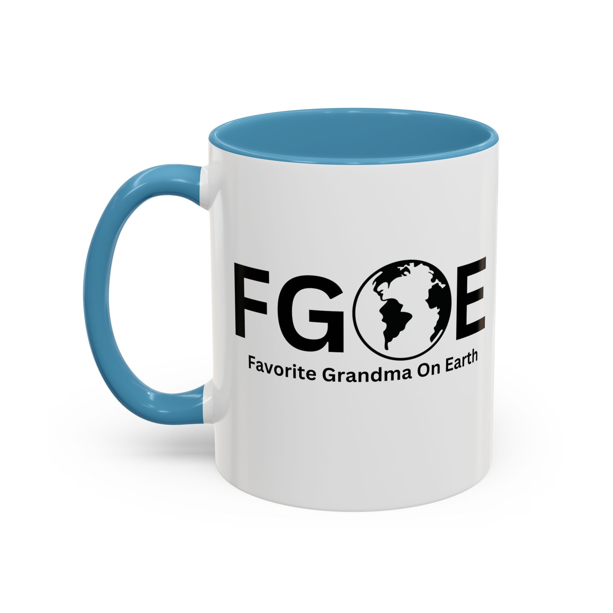 Favorite Grandma On Earth Mug (FGOE) Accent Coffee Mug (11oz, 15oz)