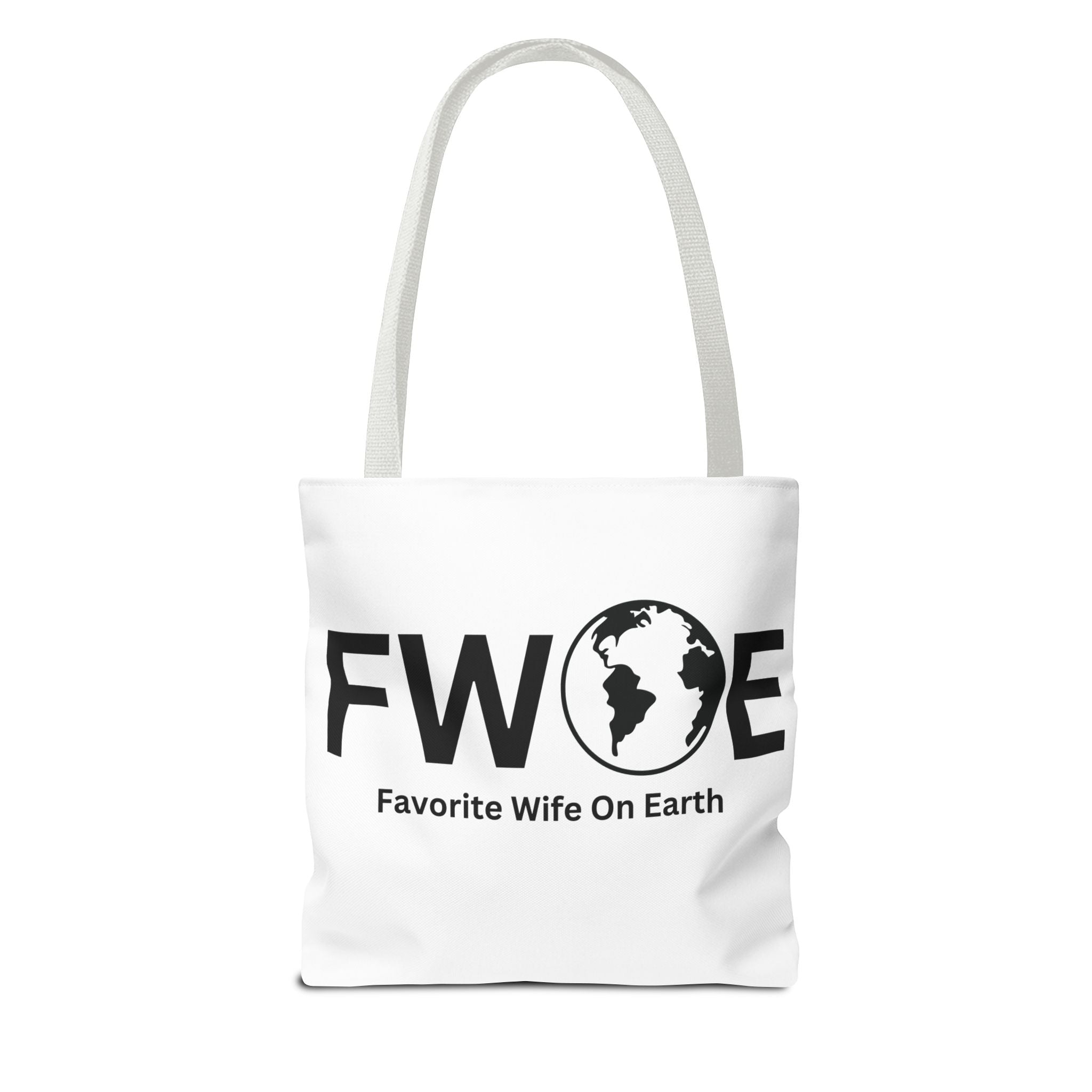 Favorite Wife On Earth (FWOE) Tote Bag - Custom Printed Stylish and Functional Tote
