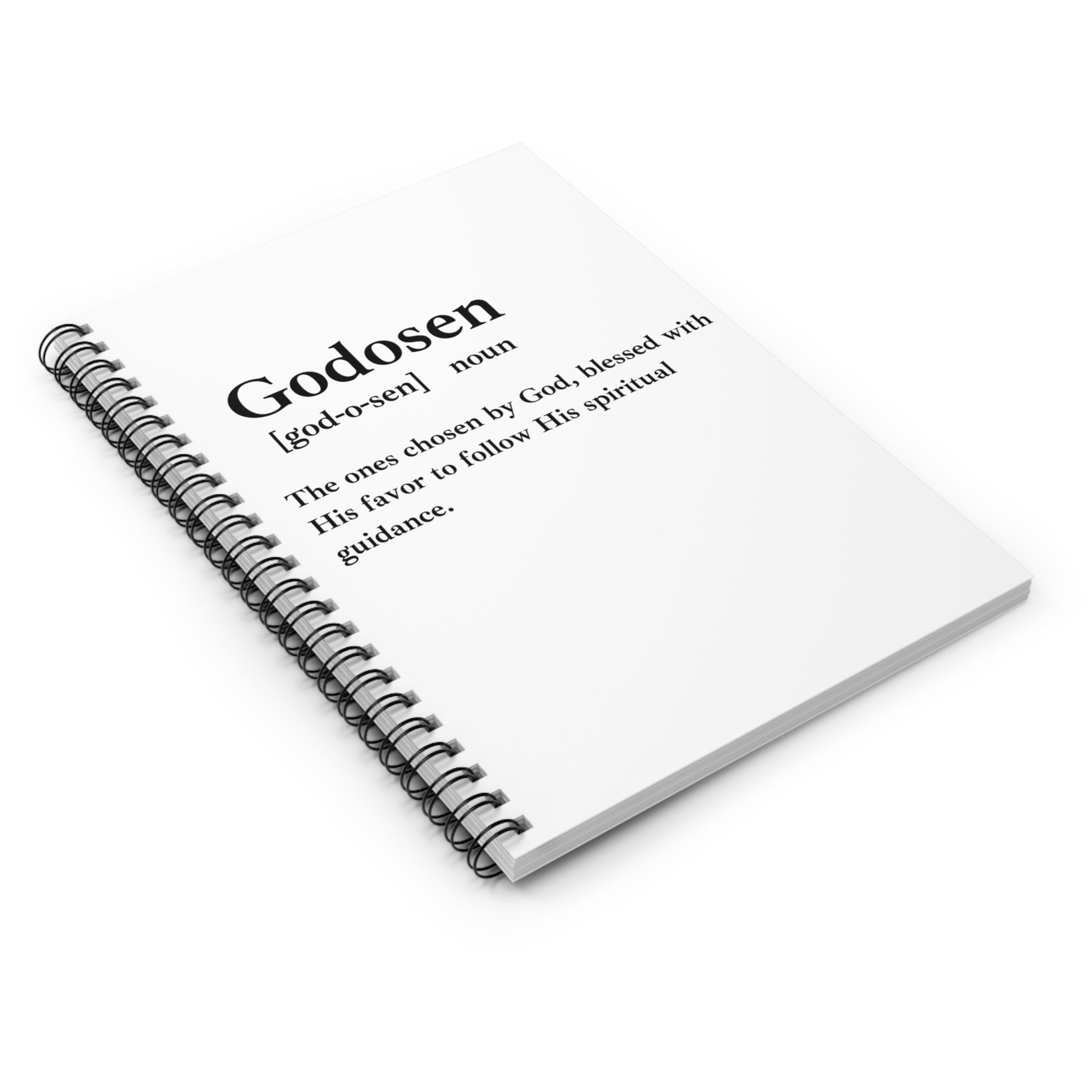 Godosen Spiral Notebook - 118 Page Ruled Line Notebook for Everyday Use