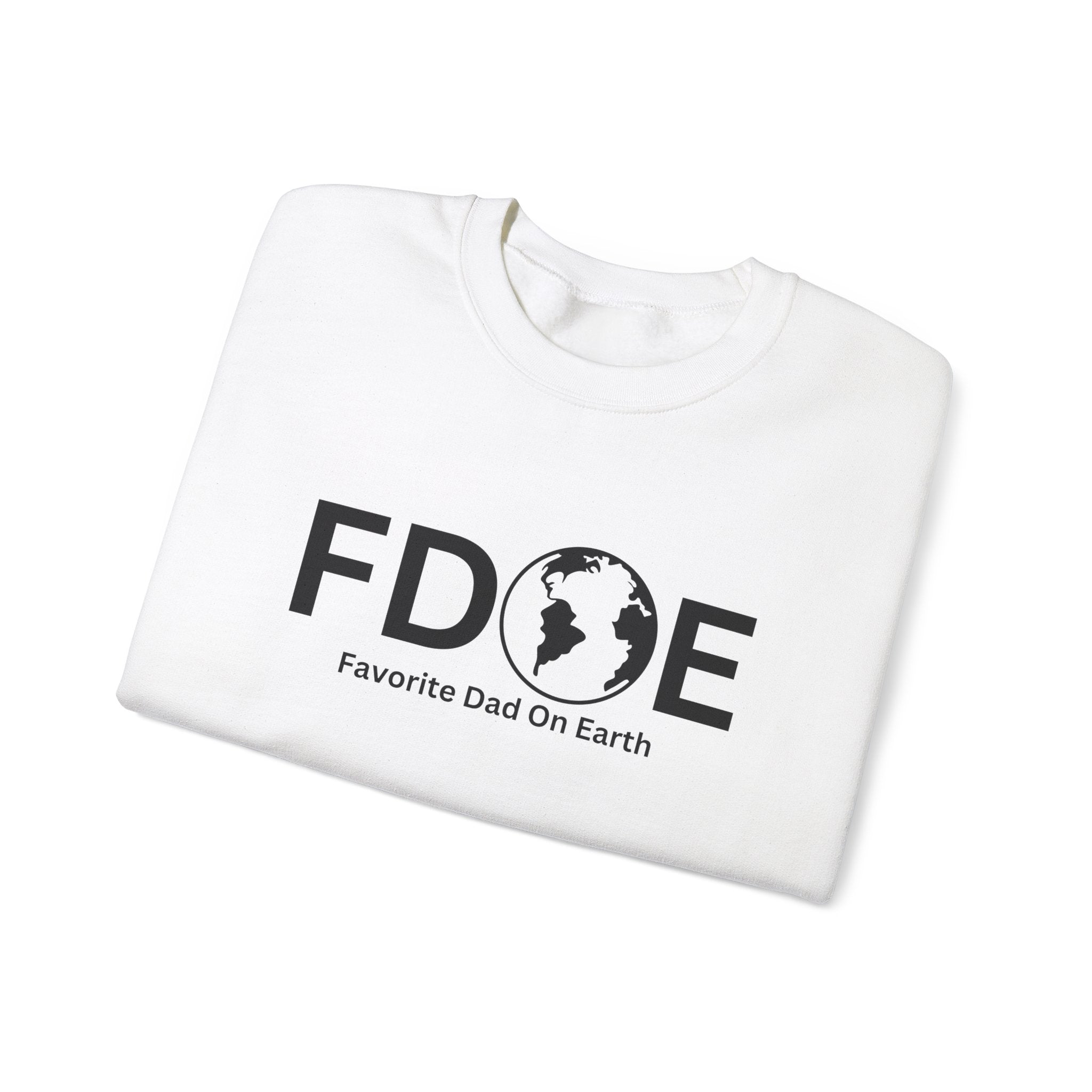 Favorite Dad On Earth (FDOE) Unisex Heavy Blend™ Crewneck Sweatshirt