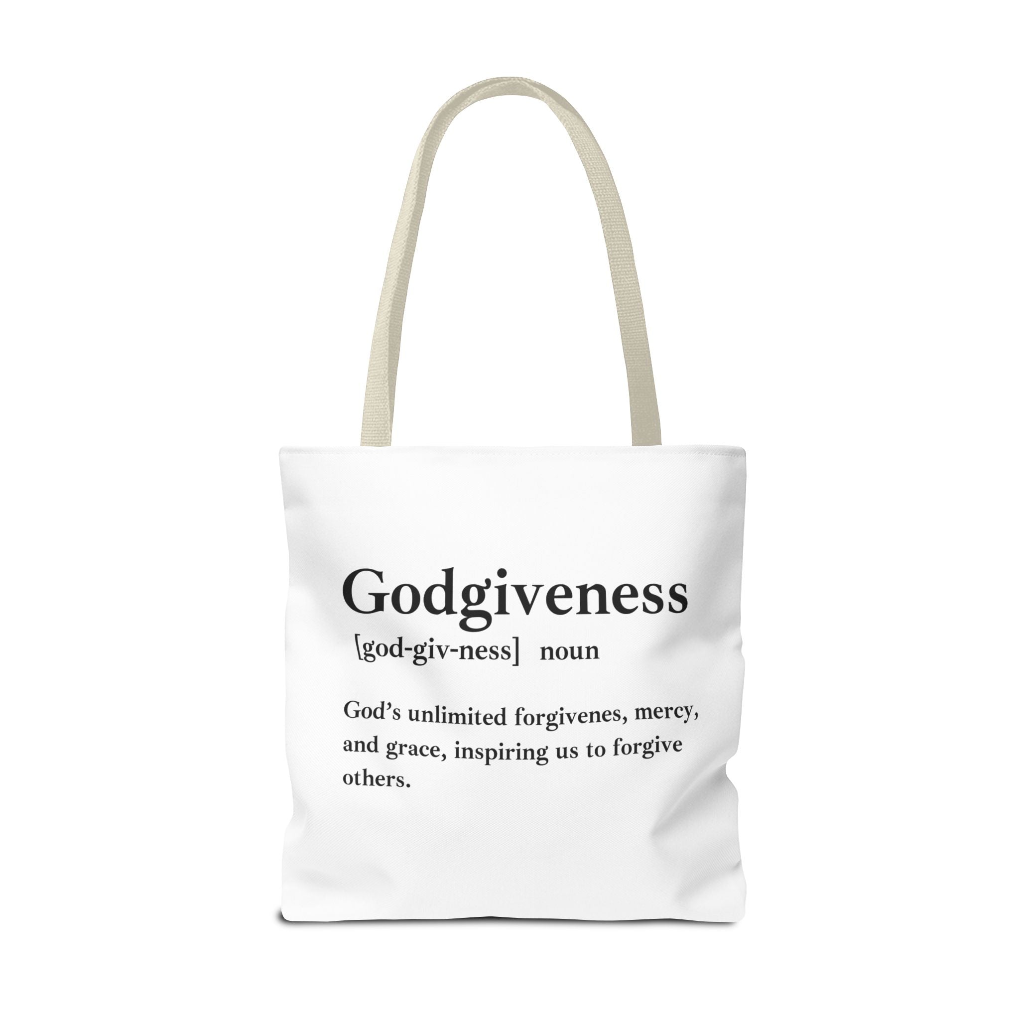 Godgiveness Tote Bag - Custom Printed Stylish and Functional Tote