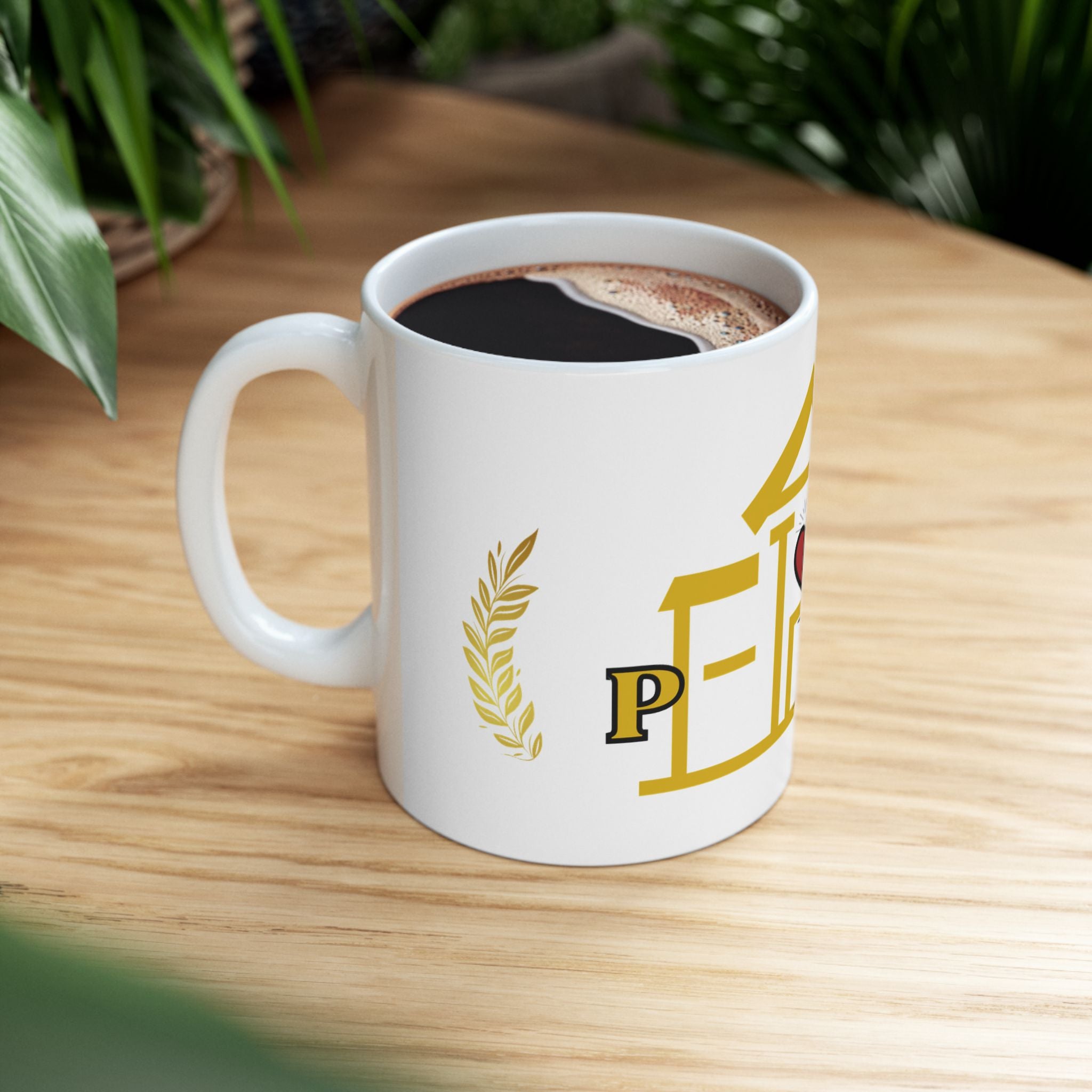 Passionoy Clubhouse Logo Accent Coffee Mug (11oz, 15oz)