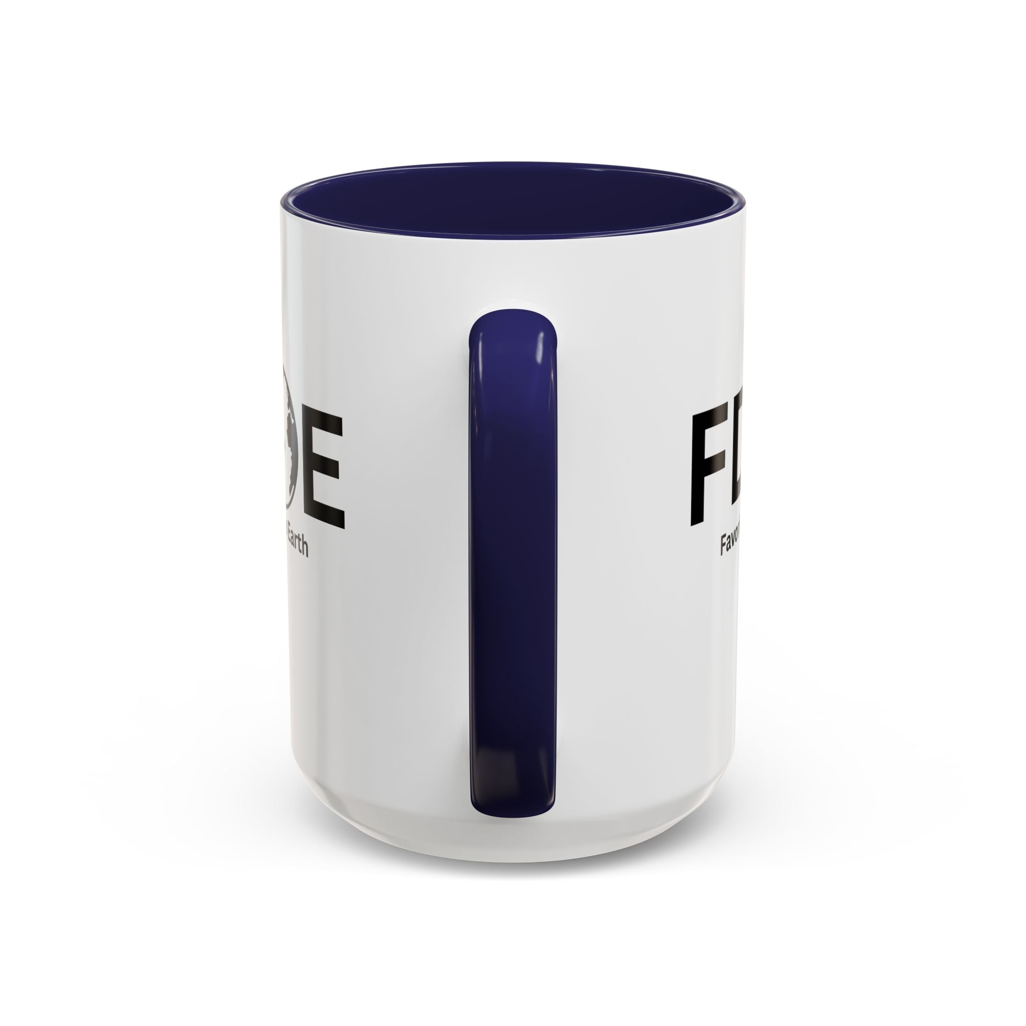 Favorite Dad On Earth (FDOE) Accent Coffee Mug (11oz, 15oz)