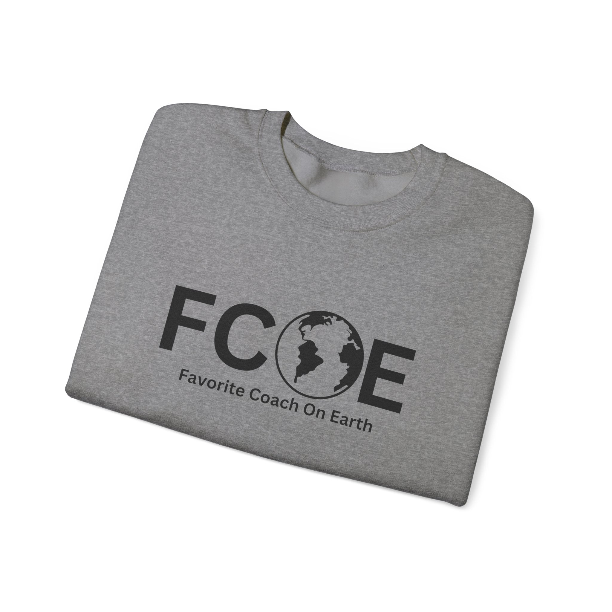 Favorite Coach On Earth (FCOE) Unisex Heavy Blend™ Crewneck Sweatshirt