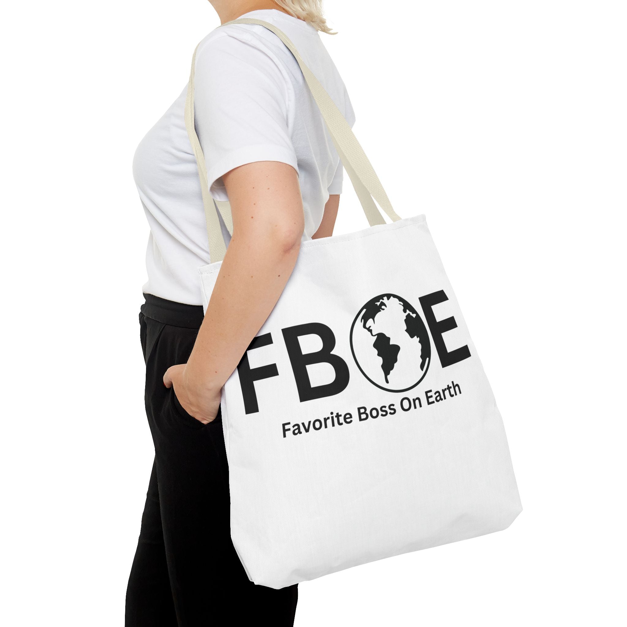 Favorite Boss On Earth (FBOE) Tote Bag - Custom Printed Stylish and Functional Tote