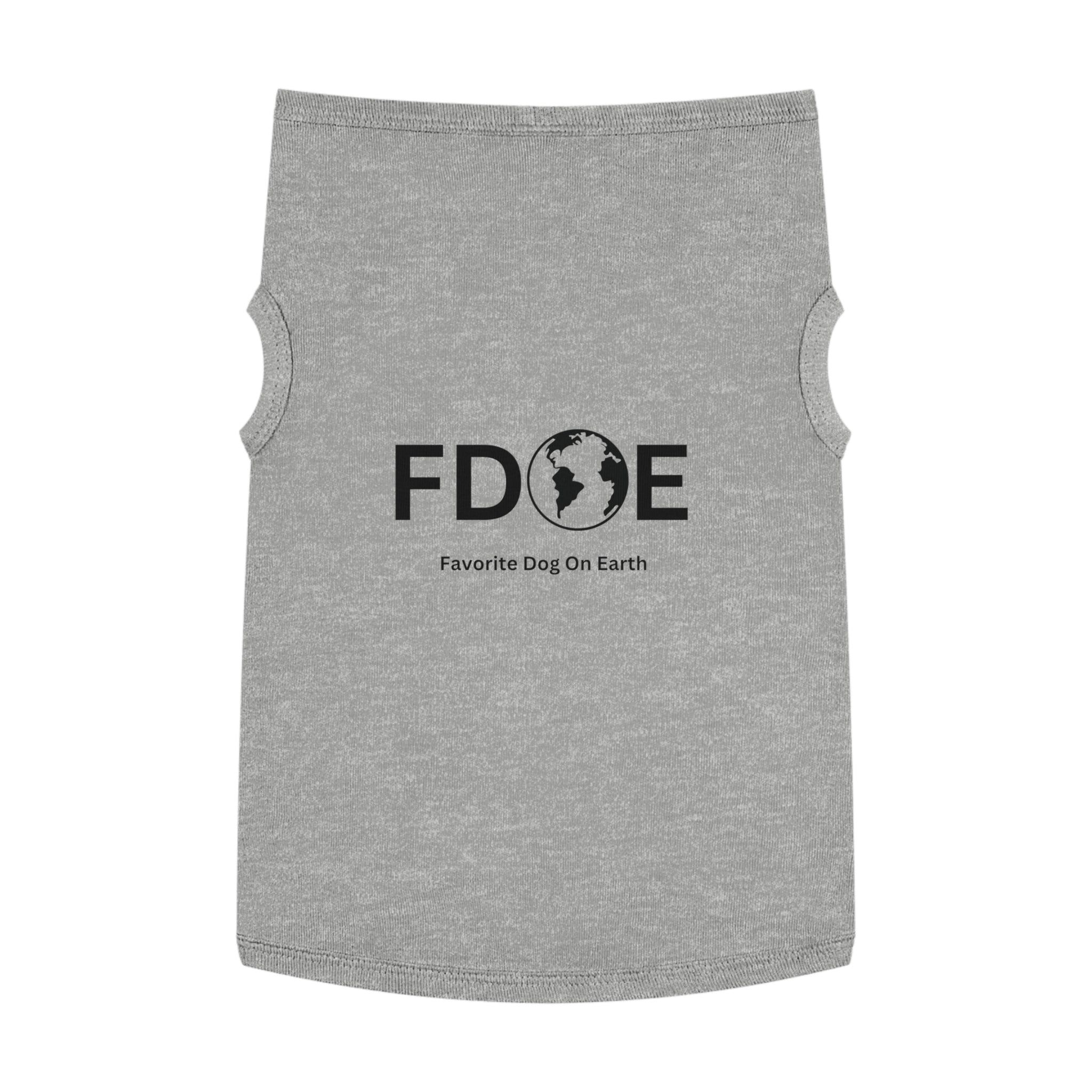 Favorite Dog On Earth (FDOE) - Custom Pet Tank Top