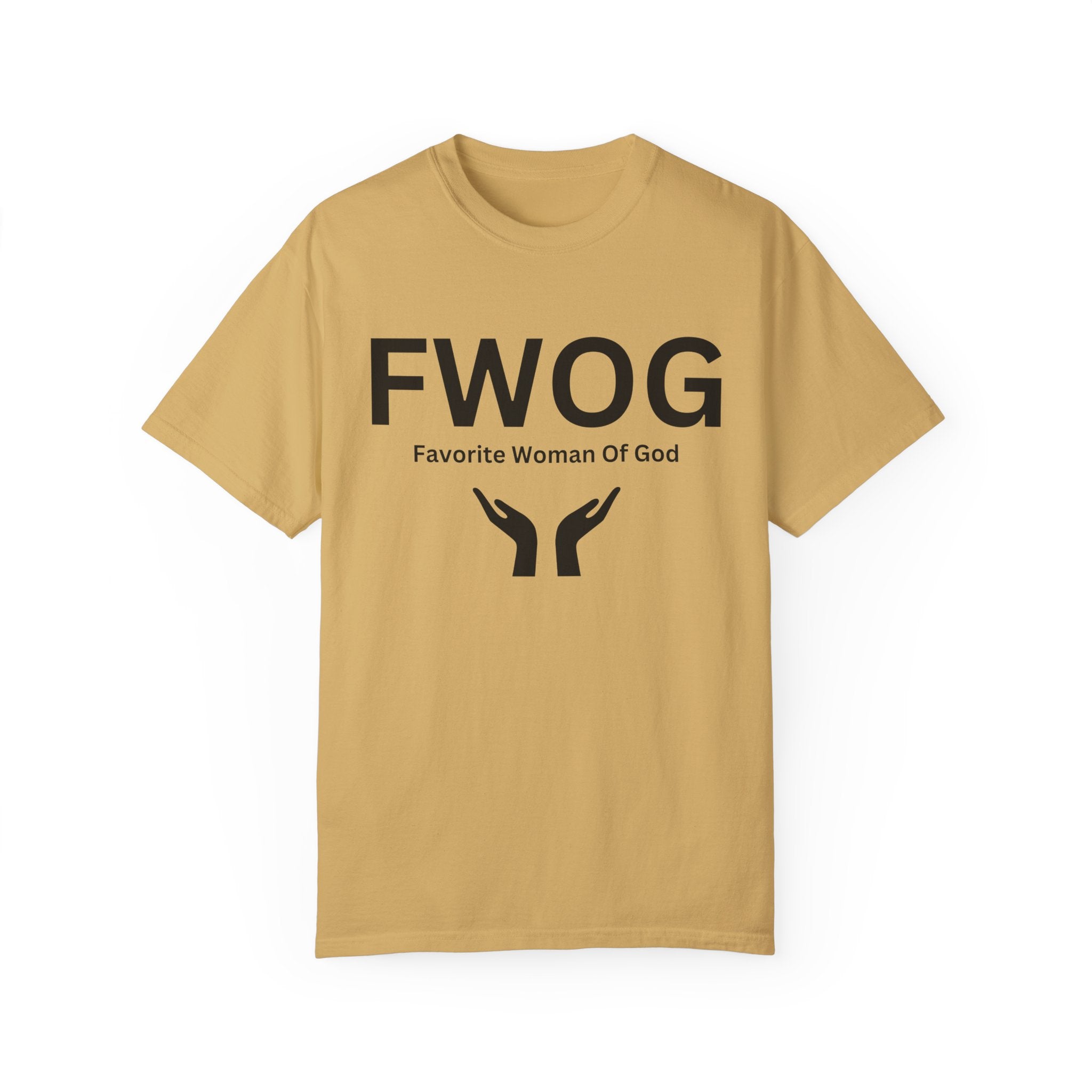 Favorite Woman of God (FWOG) T-Shirt – Comfort Colors 1717 Garment-Dyed Tee