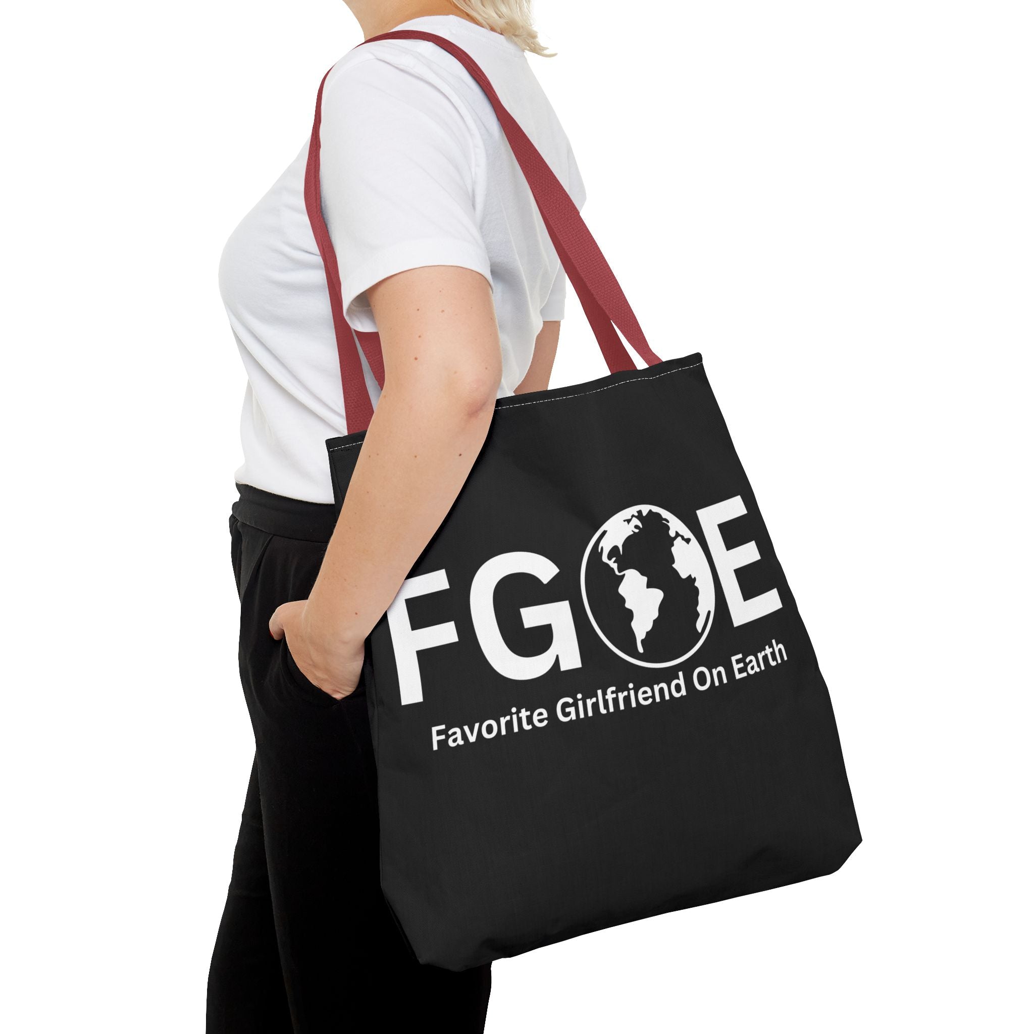 Favorite Girlfriend On Earth (FGOE) Tote Bag - Custom Printed Stylish and Functional Tote