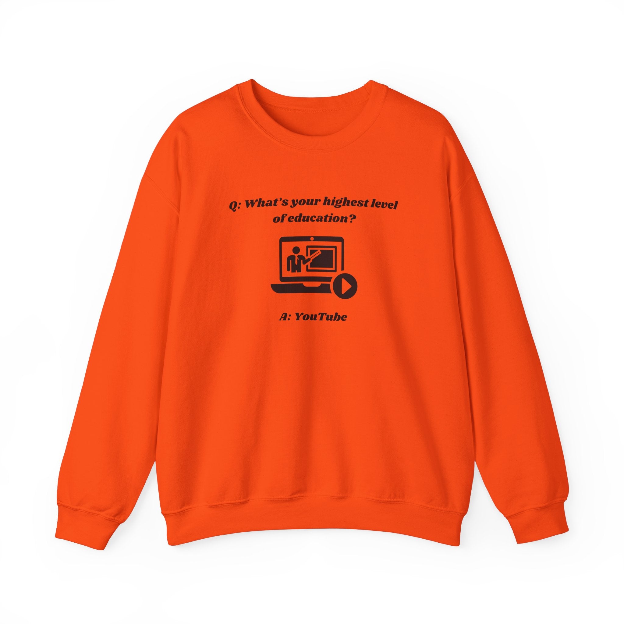 What's your highest level of education? YouTube - Unisex Sweatshirt