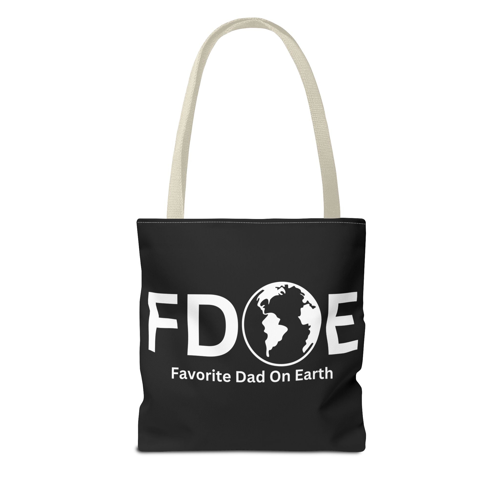 Favorite Dad On Earth (FDOE) Tote Bag- Custom Printed Stylish and Functional Tote