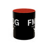 Favorite Man of God (FMOG) Accent Coffee Mug (11, 15oz)
