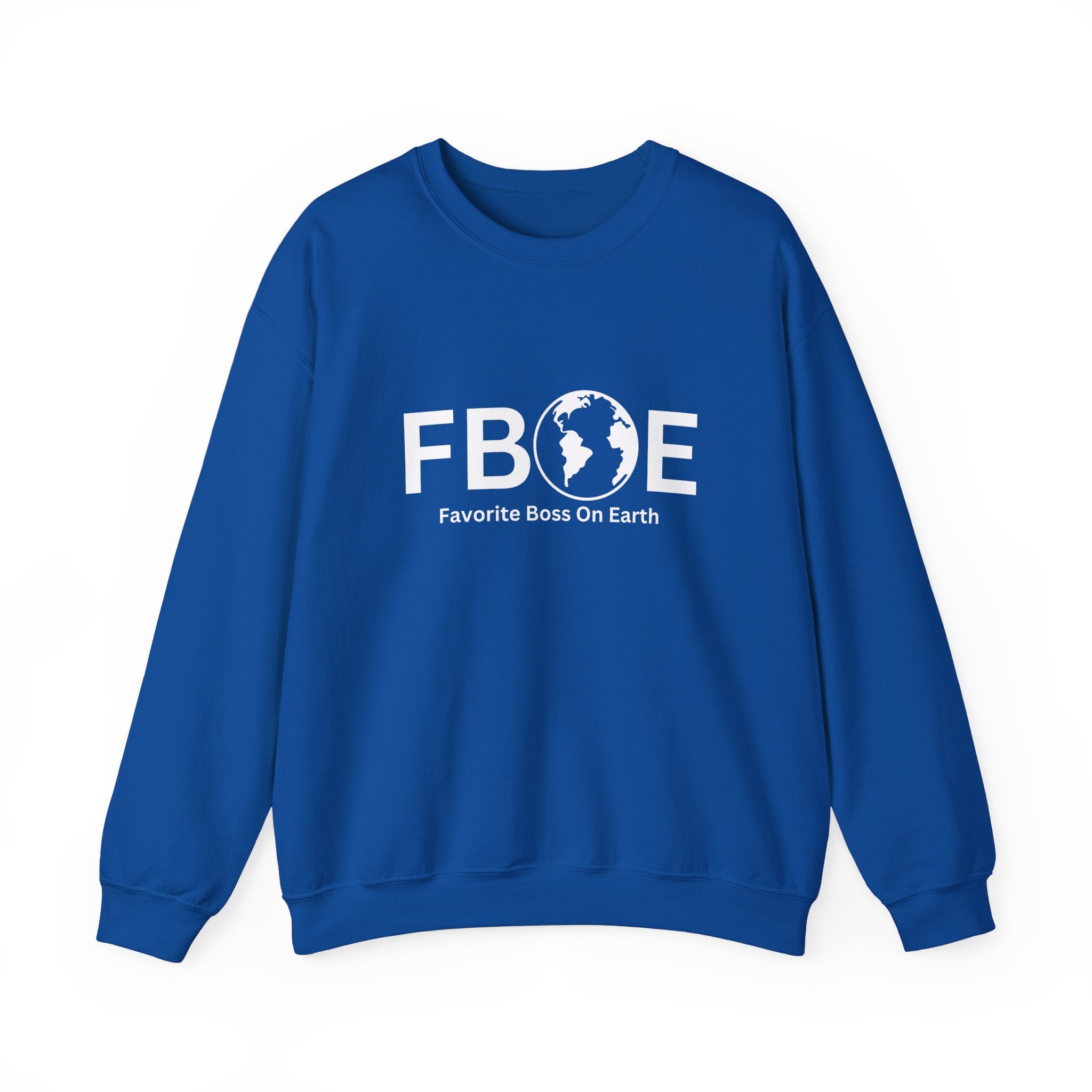 Favorite Boss On Earth (FBOE) - Unisex Heavy Blend Crewneck Sweatshirt