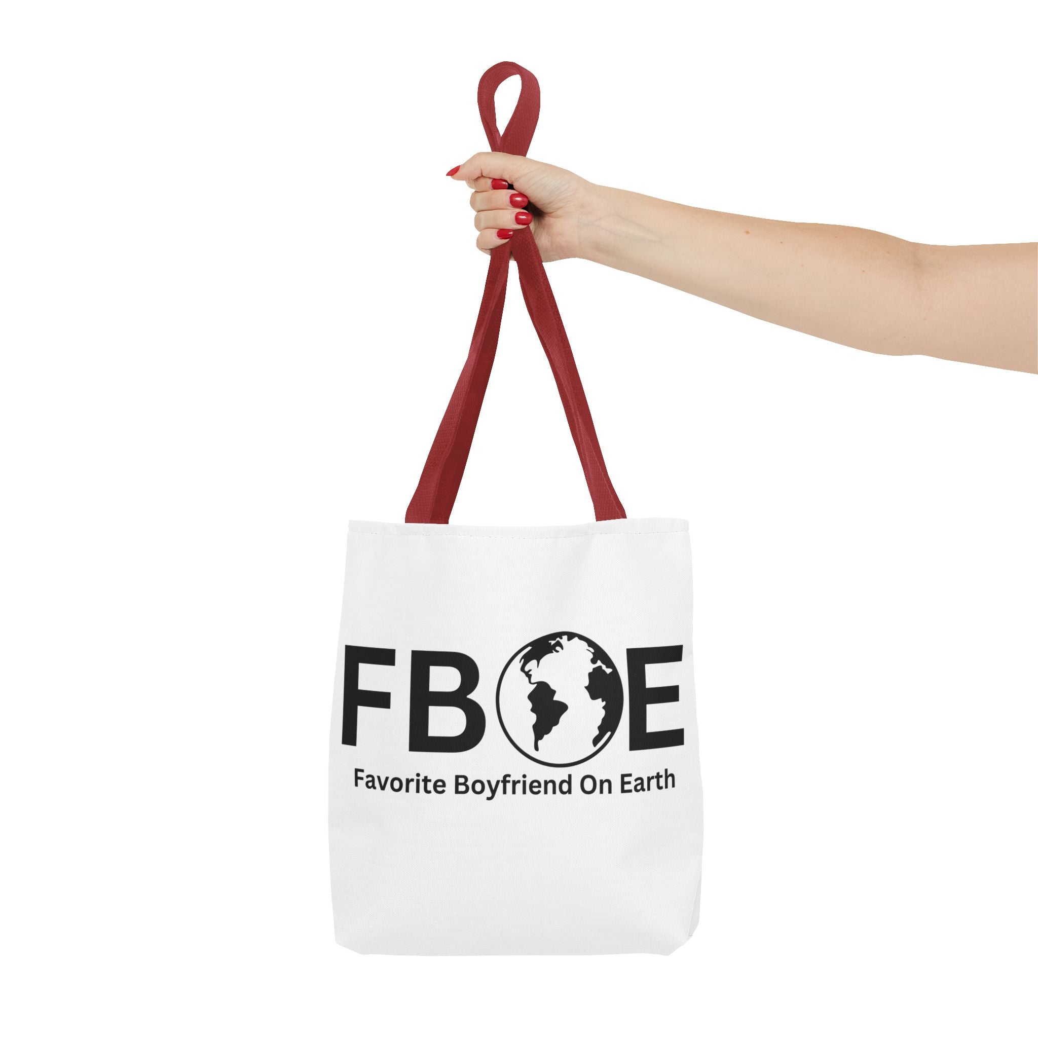 Favorite Boyfriend On Earth (FBOE) Tote Bag - Custom Printed Stylish and Functional Tote