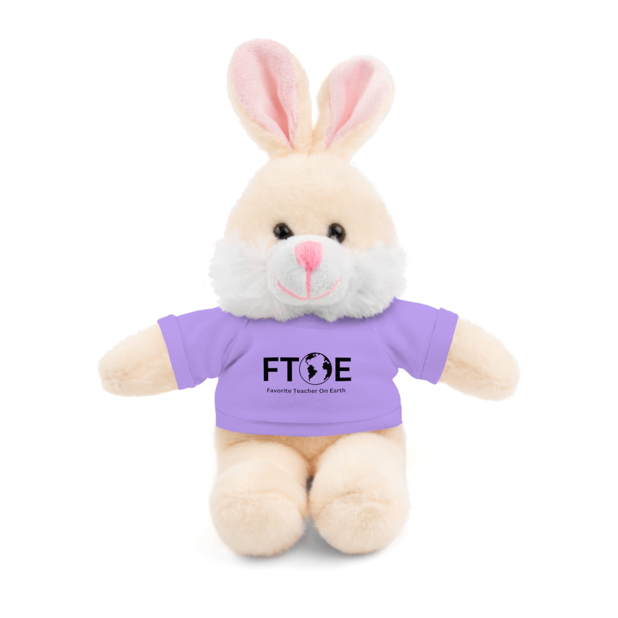 Stuffed Animal Gift – Favorite Teacher on Earth (FTOE) – Customizable T-Shirt & Animal