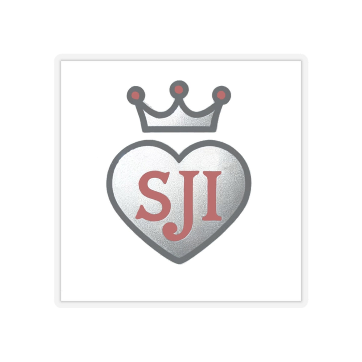 Senior Joy Initiative Logo Kiss-Cut Stickers - Custom Vinyl Stickers for Creative Decor