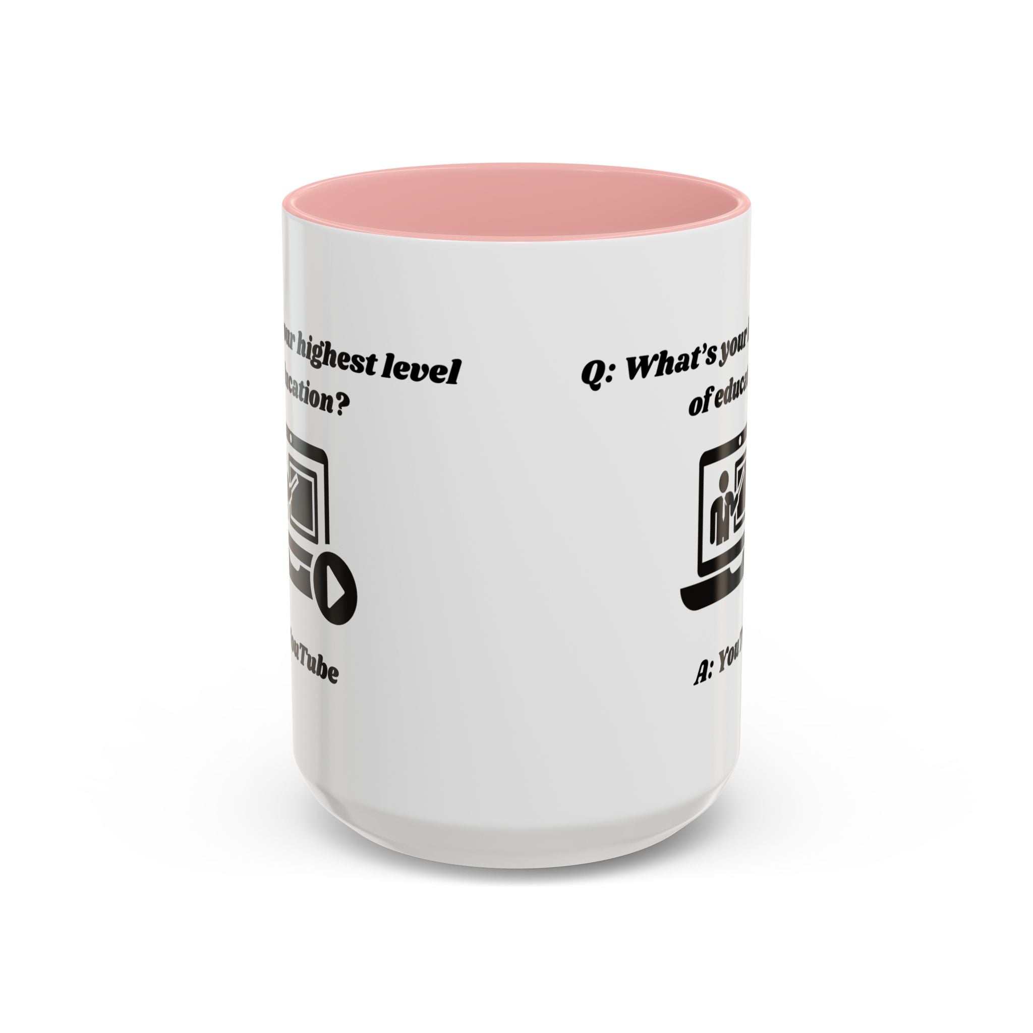 What's your highest level of education? YouTube Accent Coffee Mug (11oz, 15oz)
