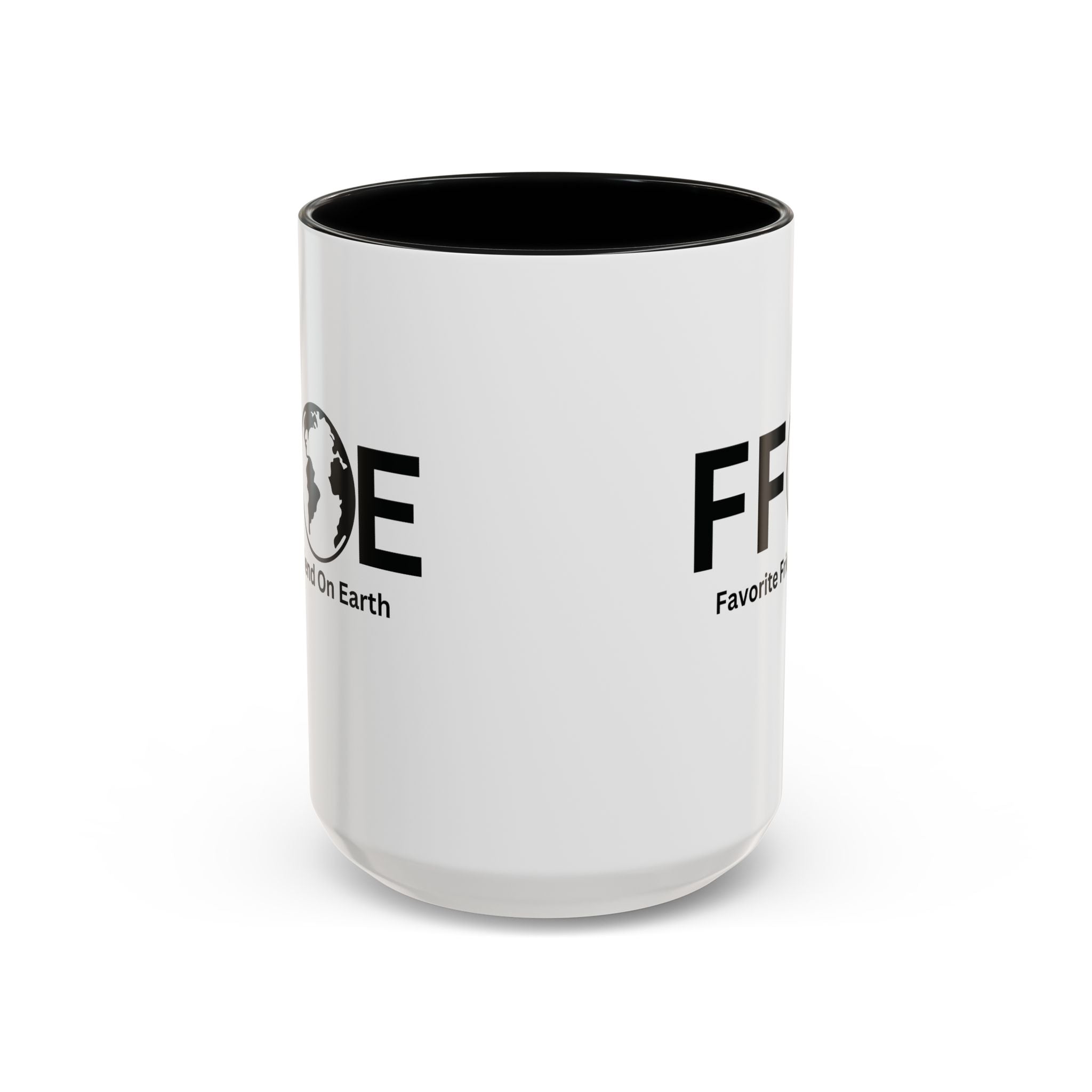 Favorite Friend On Earth (FFOE) Accent Coffee Mug (11oz, 15oz)