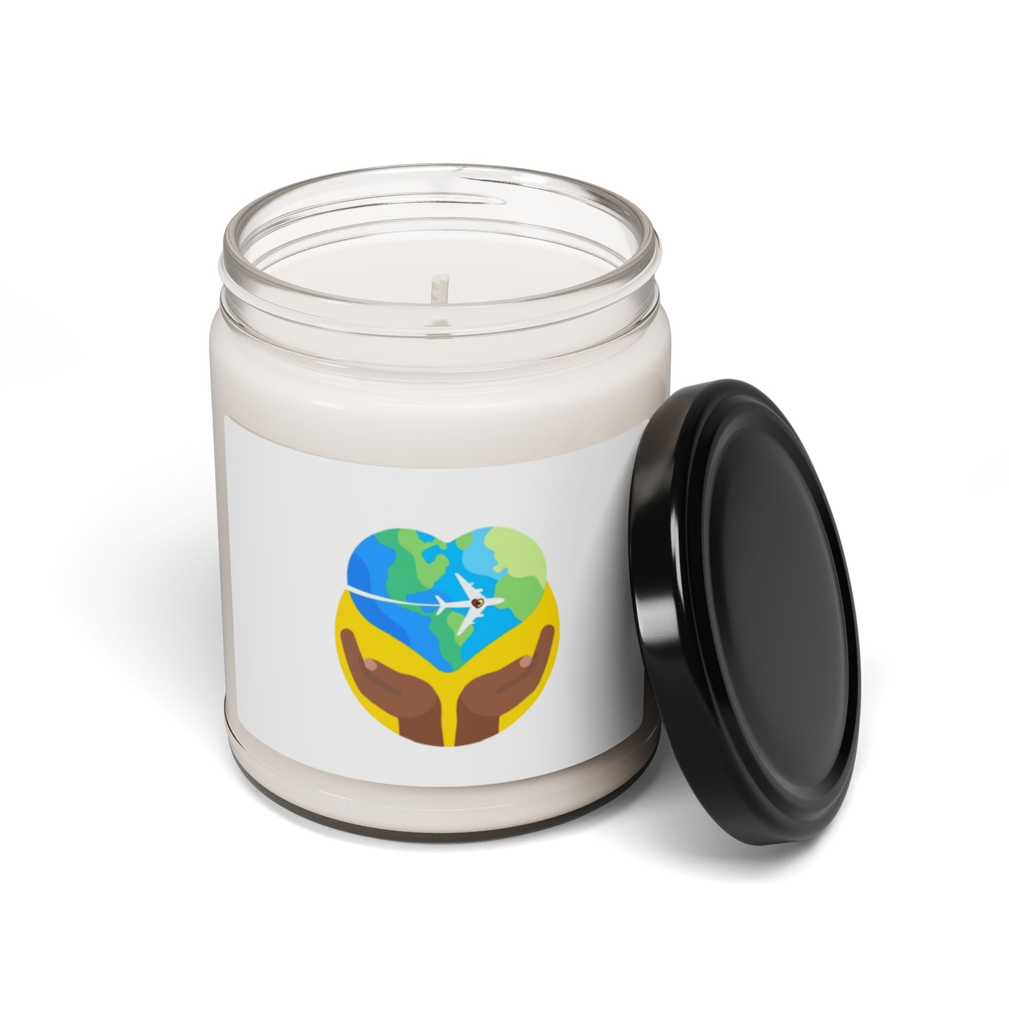 Passion & Purpose Adventures Logo Scented Soy Candle - 9oz Natural Wax Candle with Custom Label
