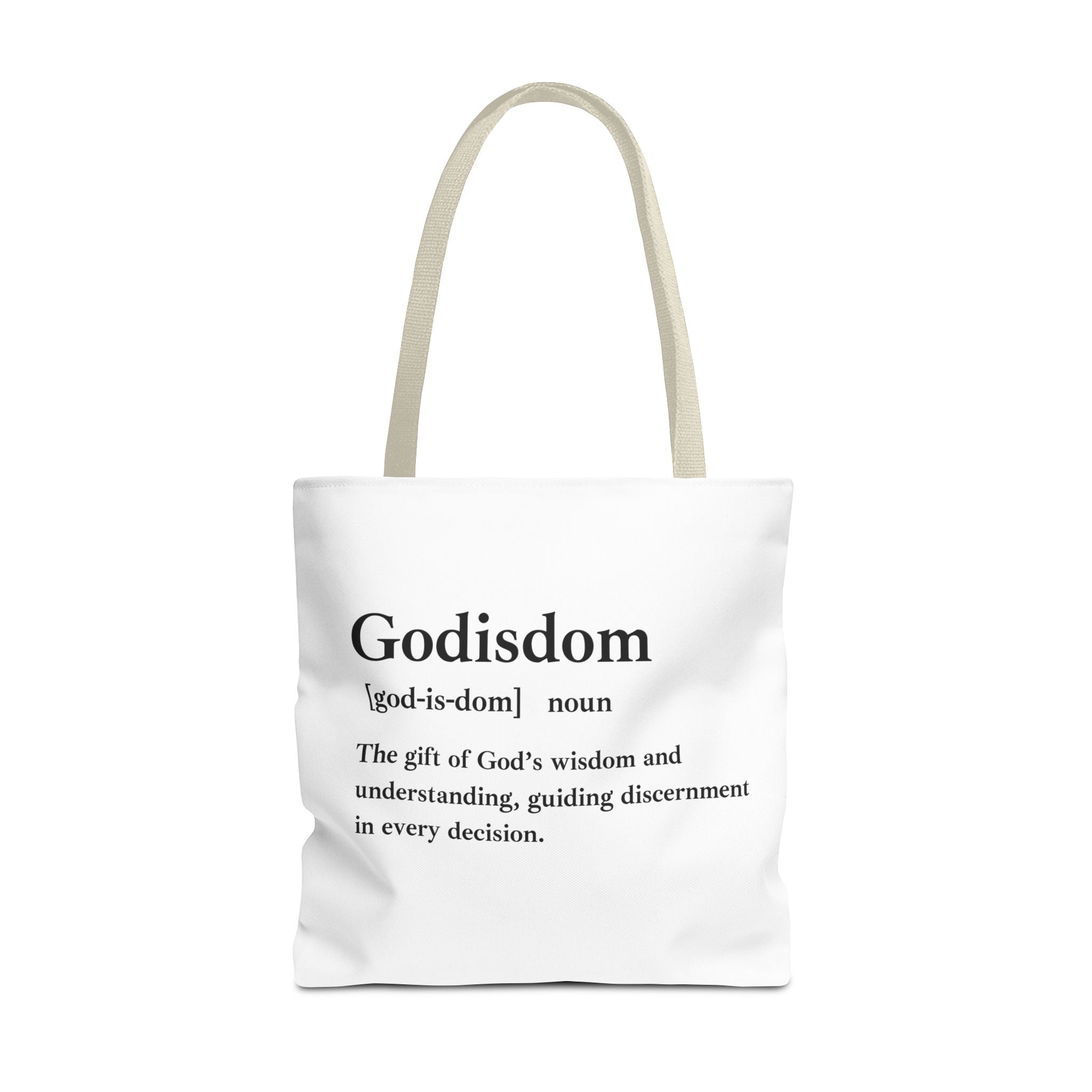 Godisdom Tote Bag - Custom Printed Stylish and Functional Tote