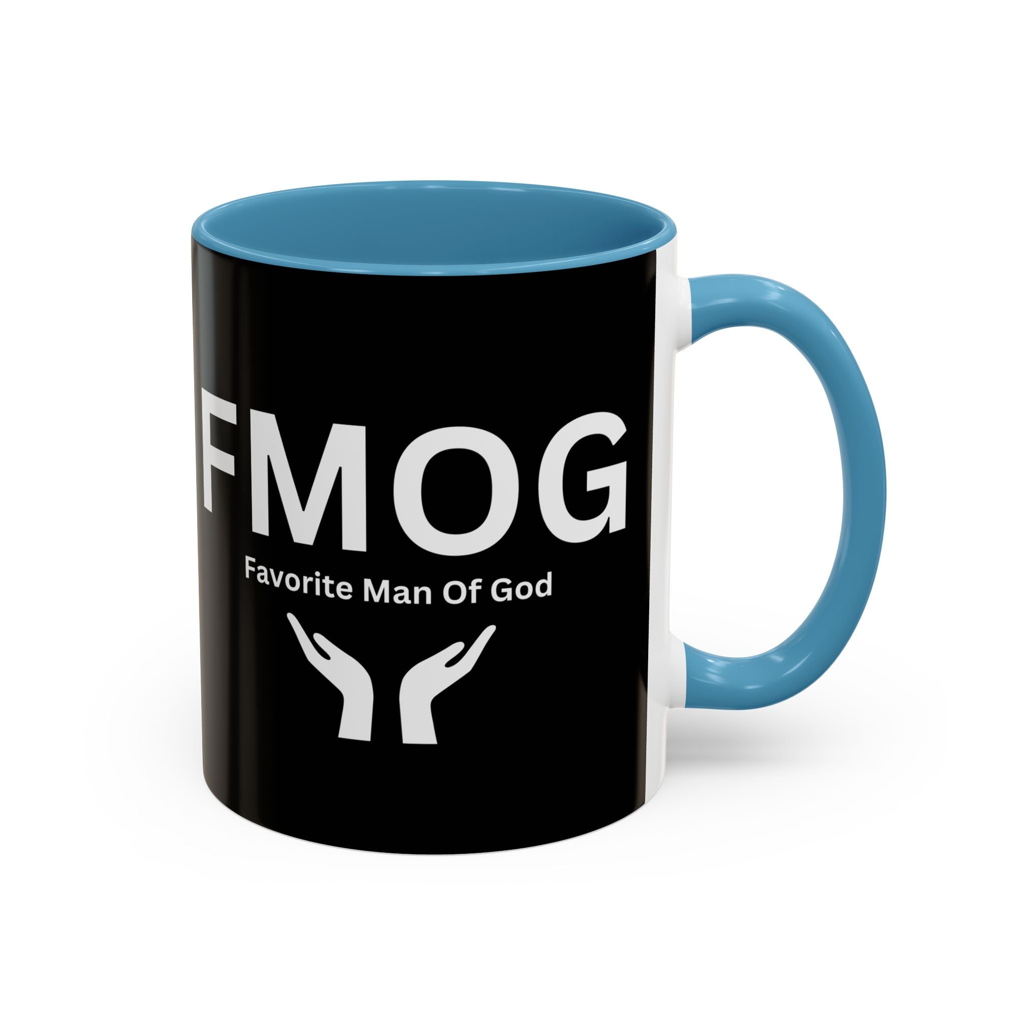 Favorite Man of God (FMOG) Accent Coffee Mug (11, 15oz)