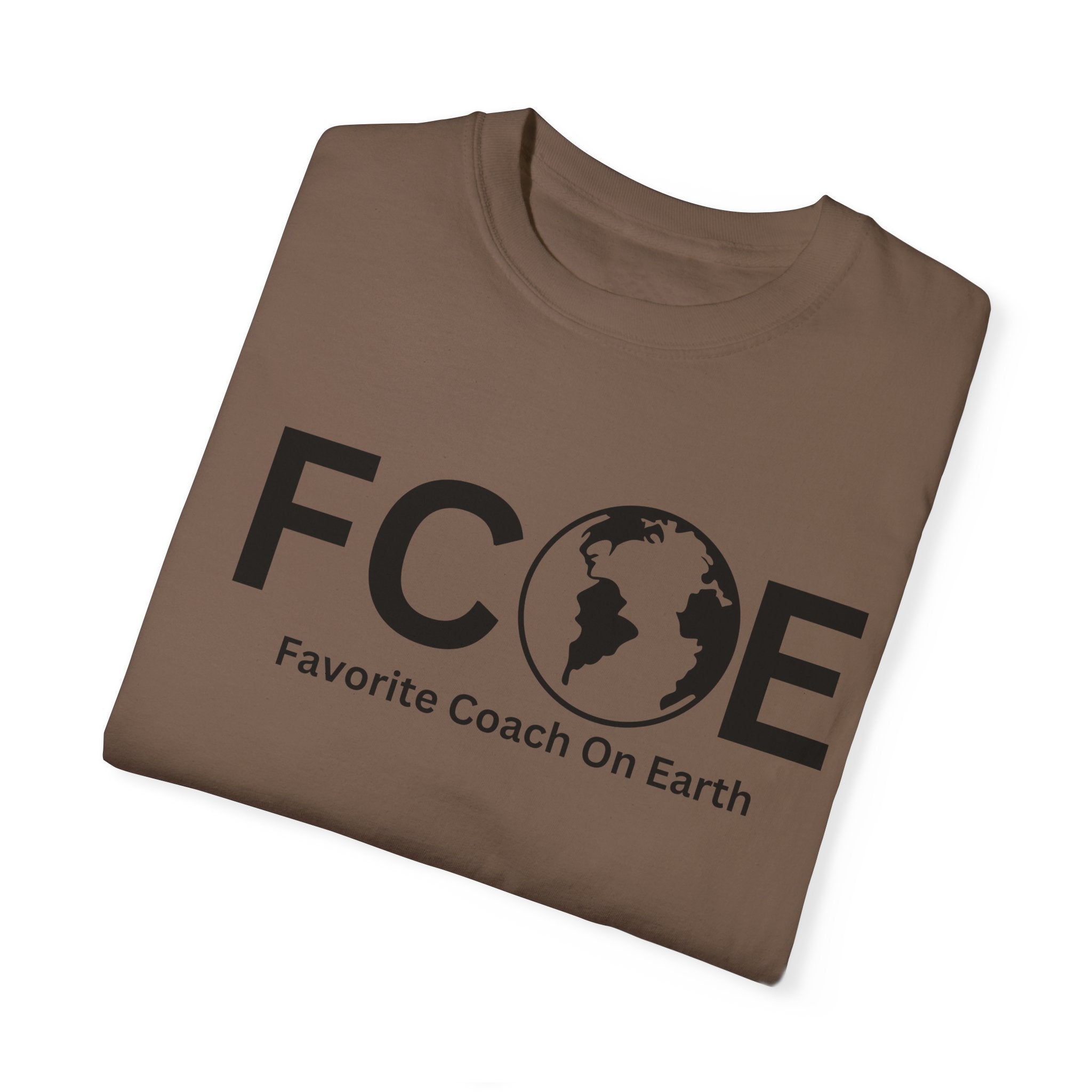 Favorite Coach On Earth (FCOE) - Comfort Colors 1717 Garment-Dyed T-Shirt