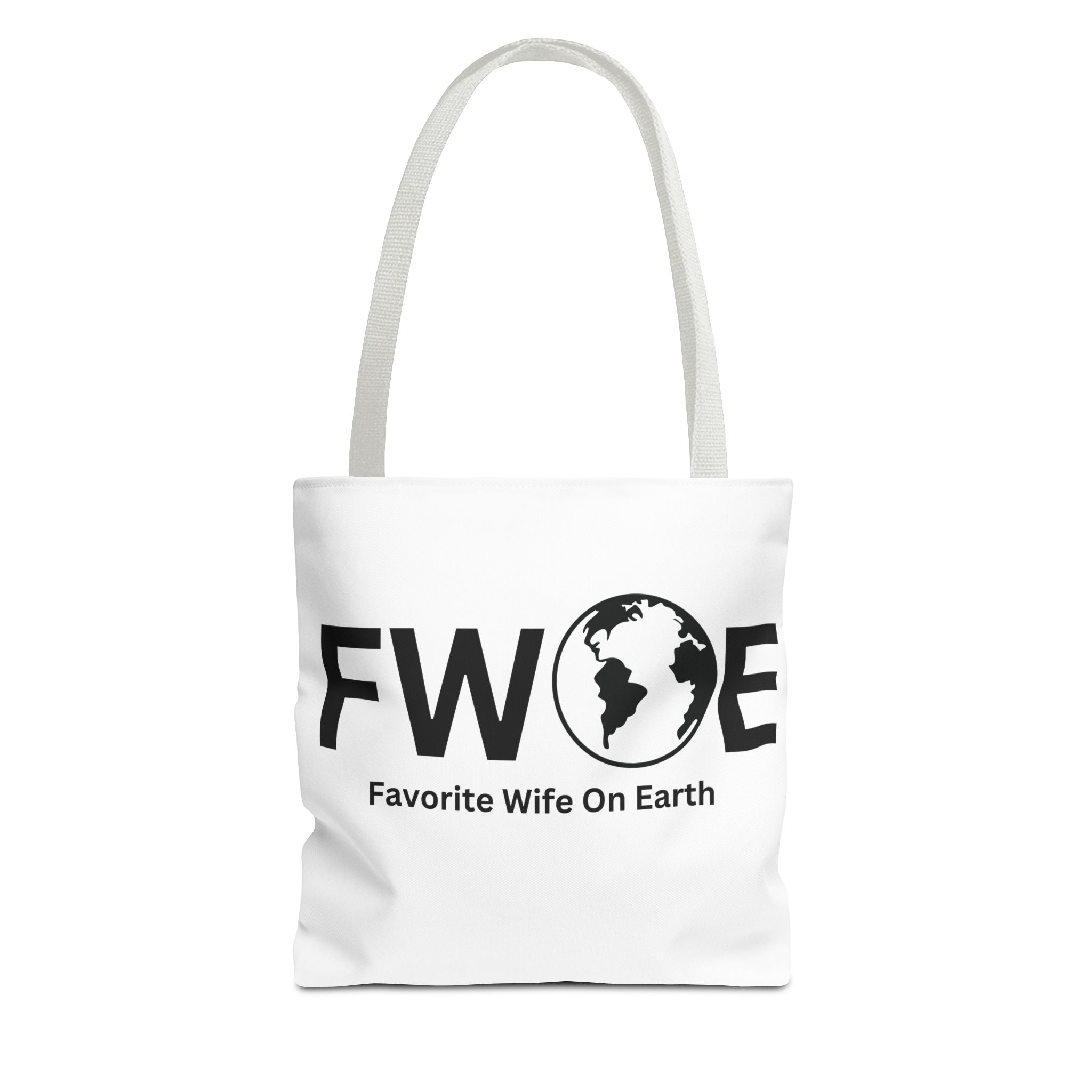 Favorite Wife On Earth (FWOE) Tote Bag - Custom Printed Stylish and Functional Tote