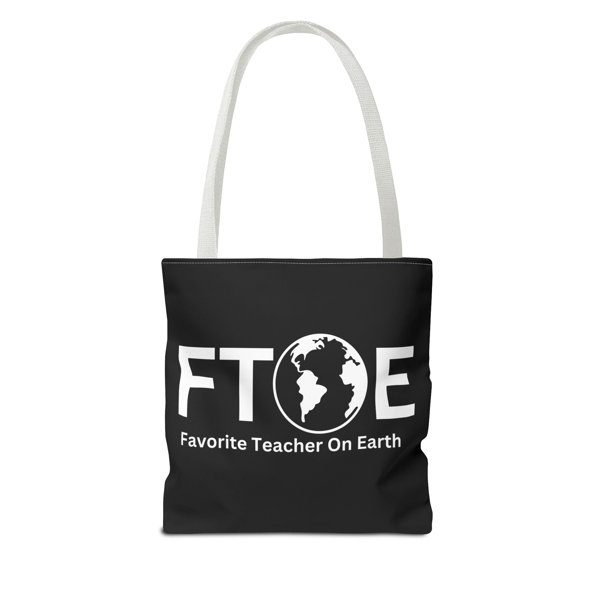 Favorite Teacher On Earth (FTOE) Tote Bag - Custom Printed Stylish and Functional Tote